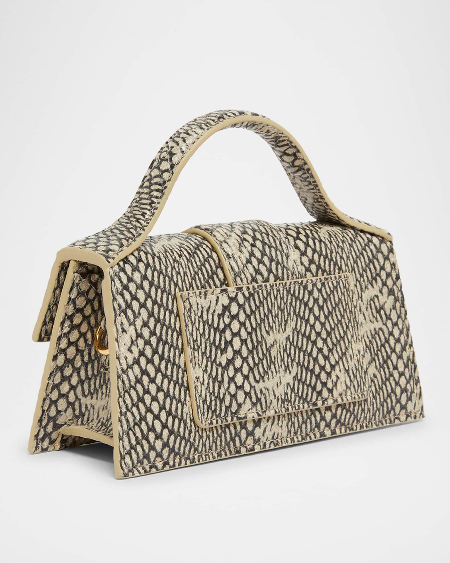 Le Bambino Snakeskin Leather Crossbody Bag Product Image