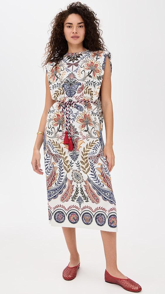 FARM Rio Glam Off-White Midi Dress | Shopbop Product Image