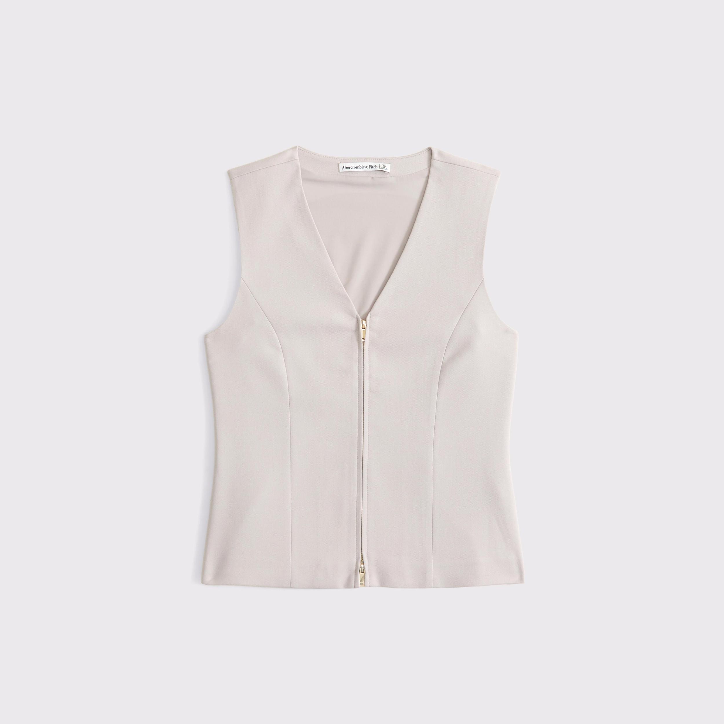 Tailored Zip Vest Product Image