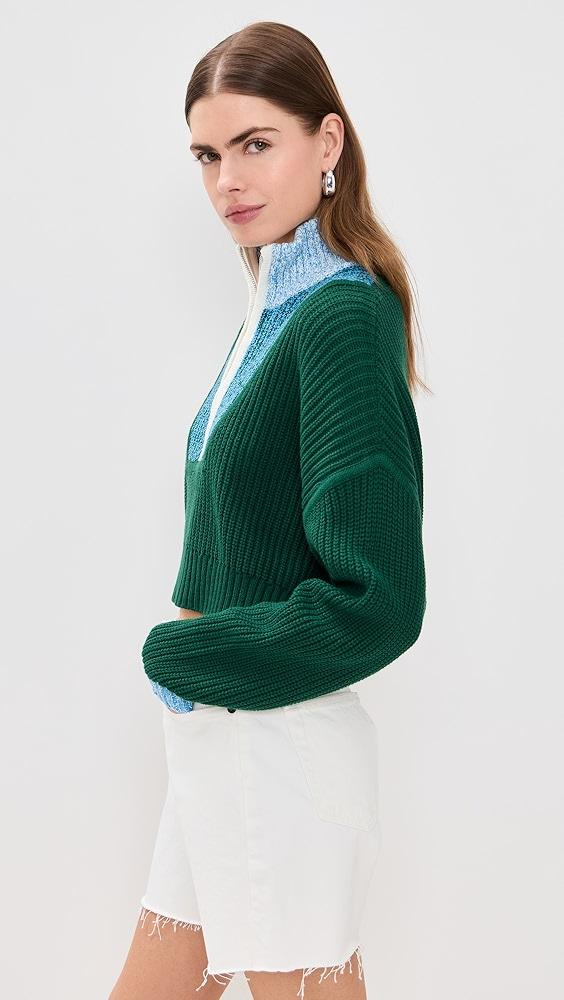 STAUD Cropped Hampton Sweater | Shopbop Product Image