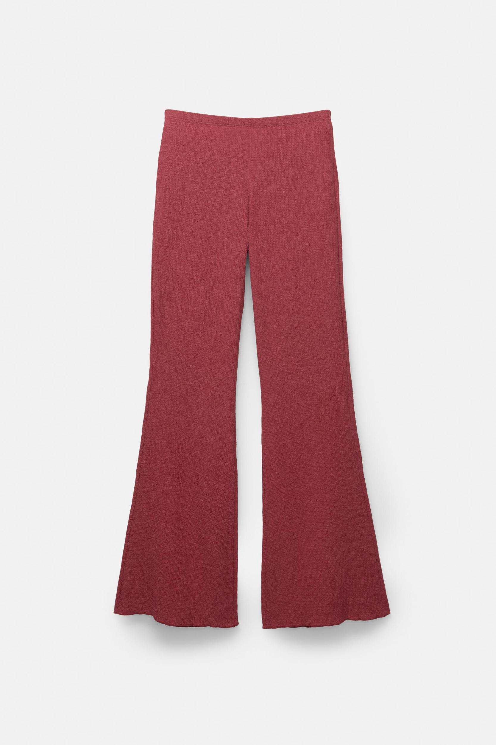 Flared crepe pants Product Image