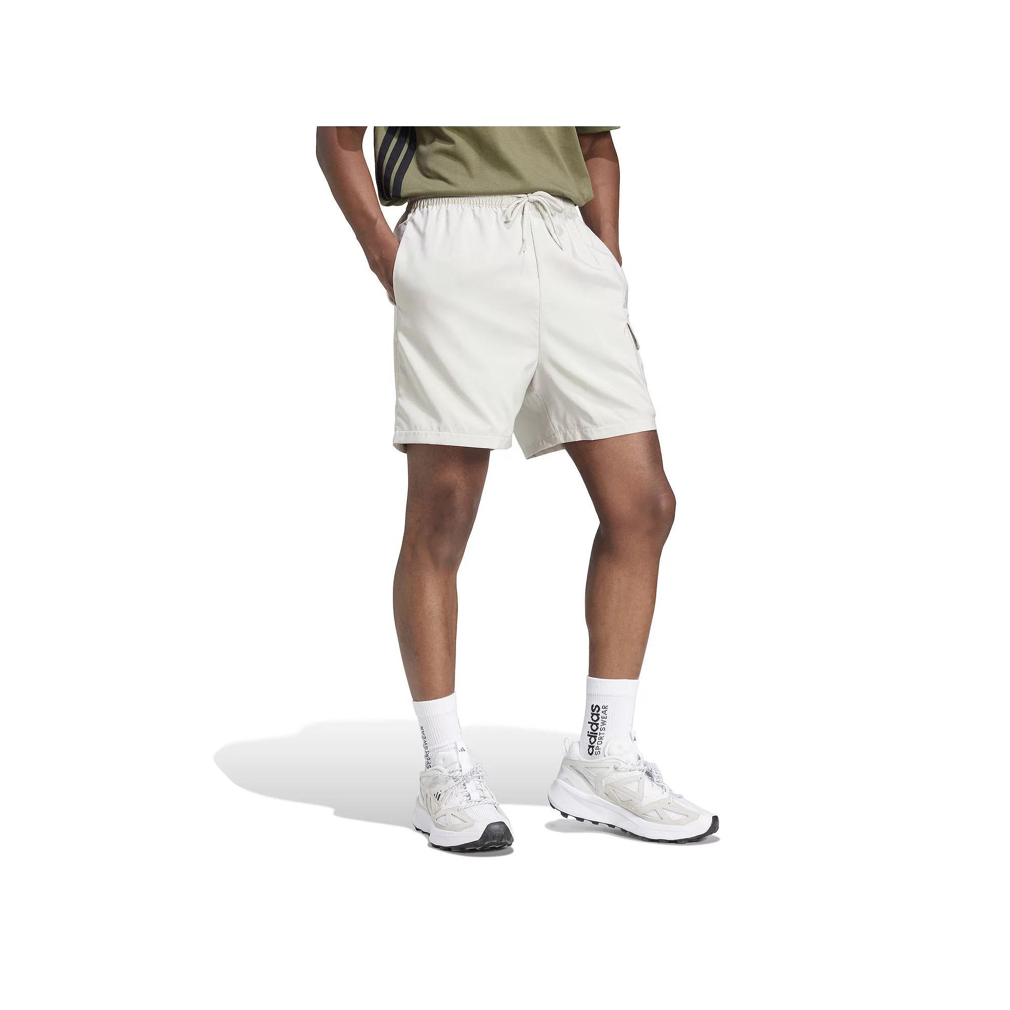 Men's adidas Essentials Small Logo Chelsea Sportswear Cargo Shorts, Wonder Alumina Product Image