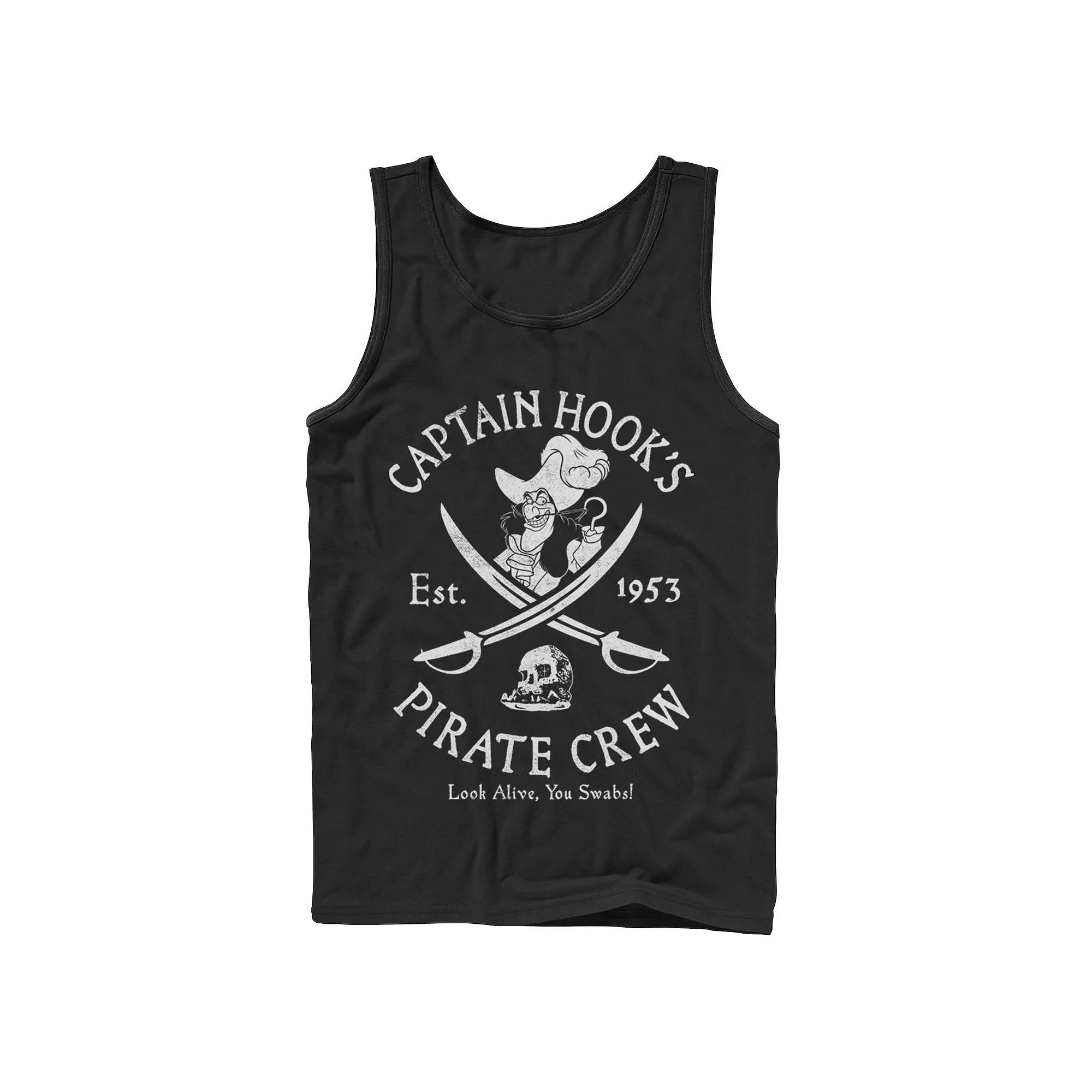 Disney's Peter Pan Captain Hook's Men's Pirate Crew Tank Top,  Product Image