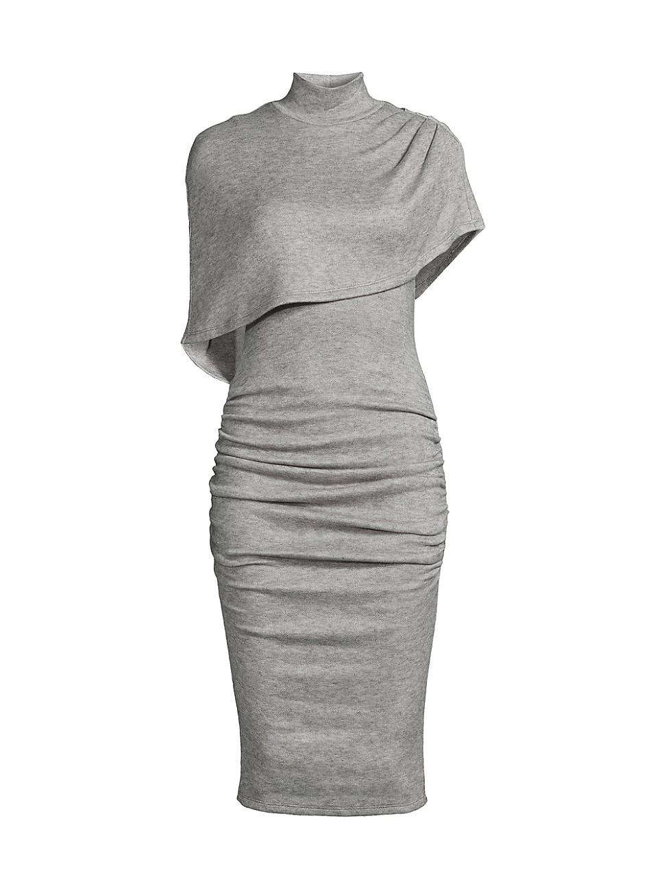 Womens Elenor Knit Capelet Midi-Dress Product Image