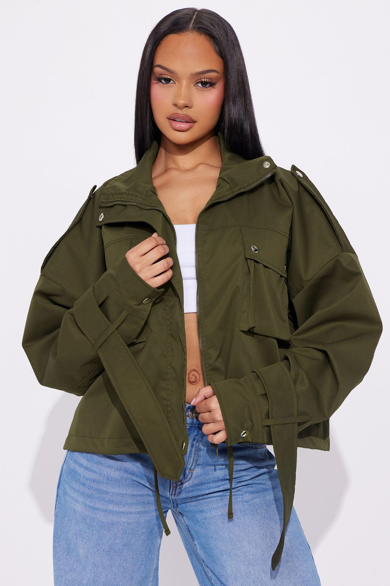 Kimberly Utility Jacket - Olive Product Image