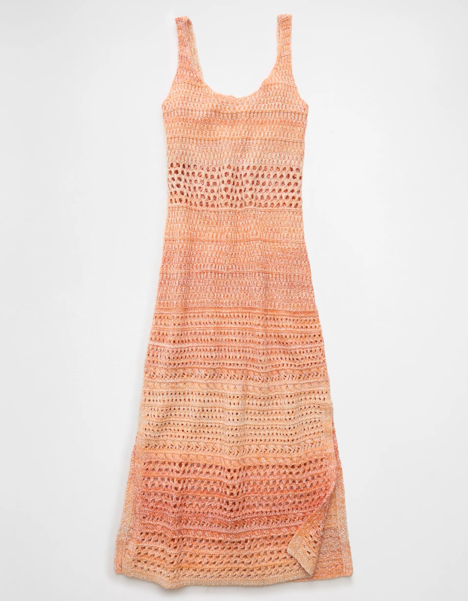 AE Bodycon Crochet Maxi Dress Product Image