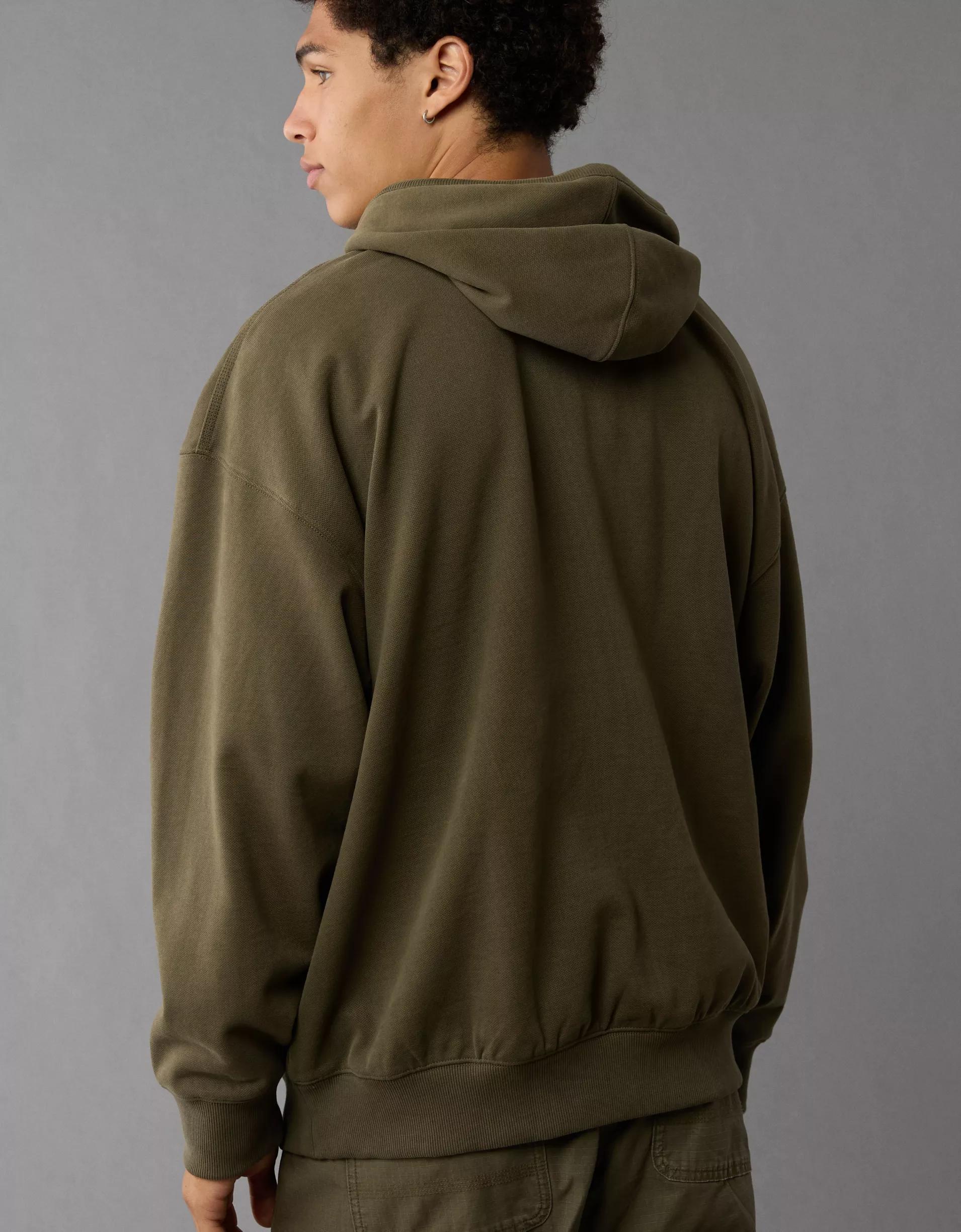Timberland x AE Embroidered Cotton Hoodie Product Image