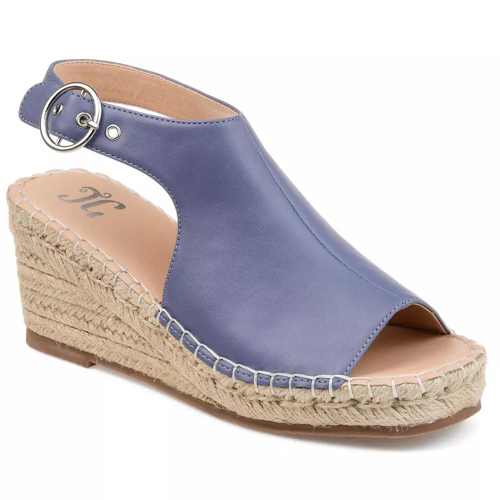 Journee Crew Women's Espadrille Wedges,  Product Image