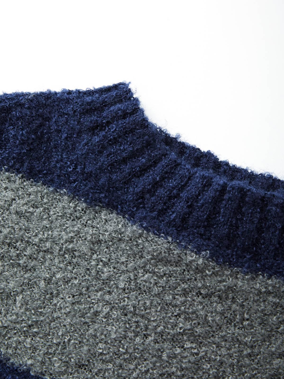 Oversized Stripe Pullover Sweater Product Image