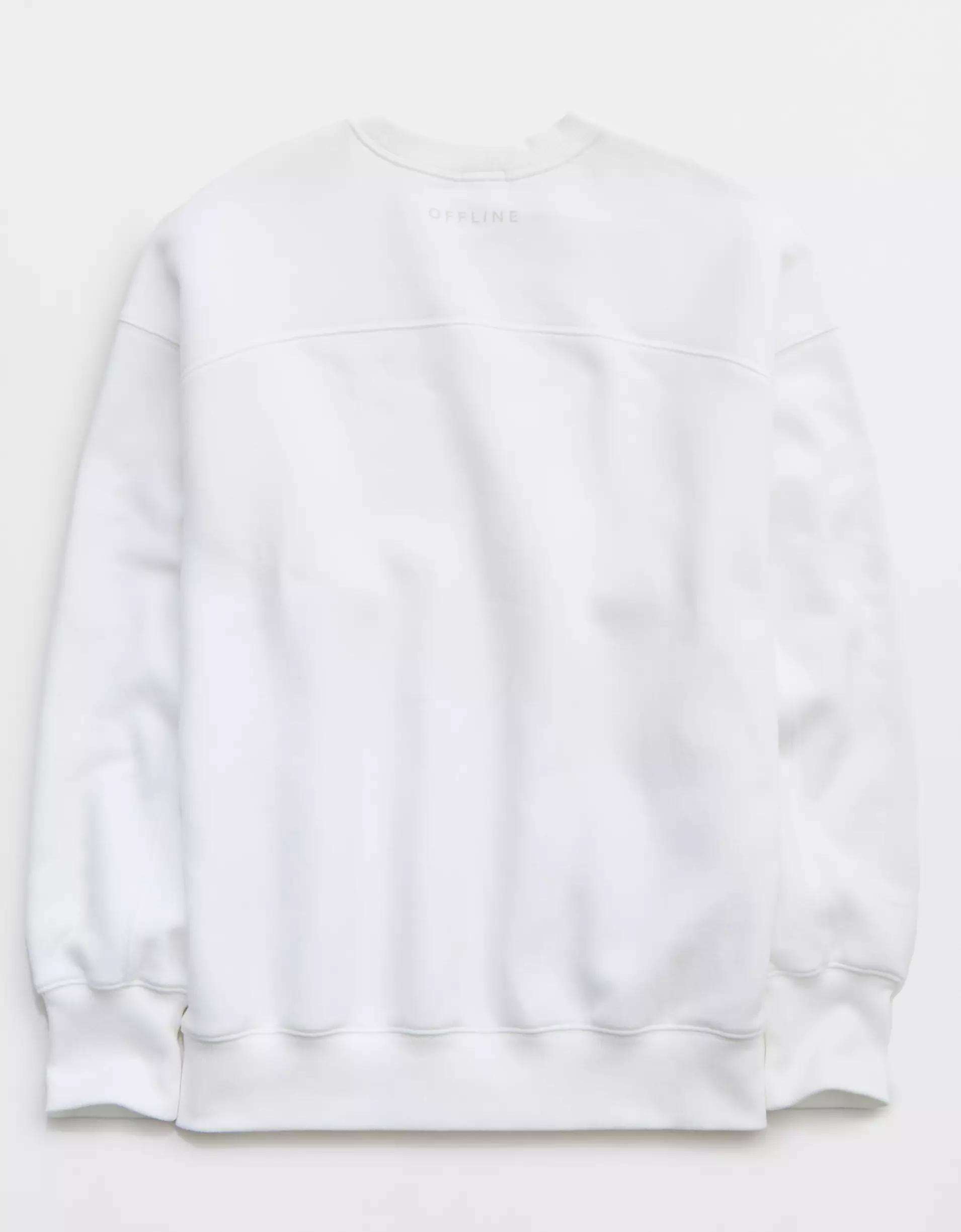 OFFLINE By Aerie Cloud Fleece Oversized Crewneck Product Image