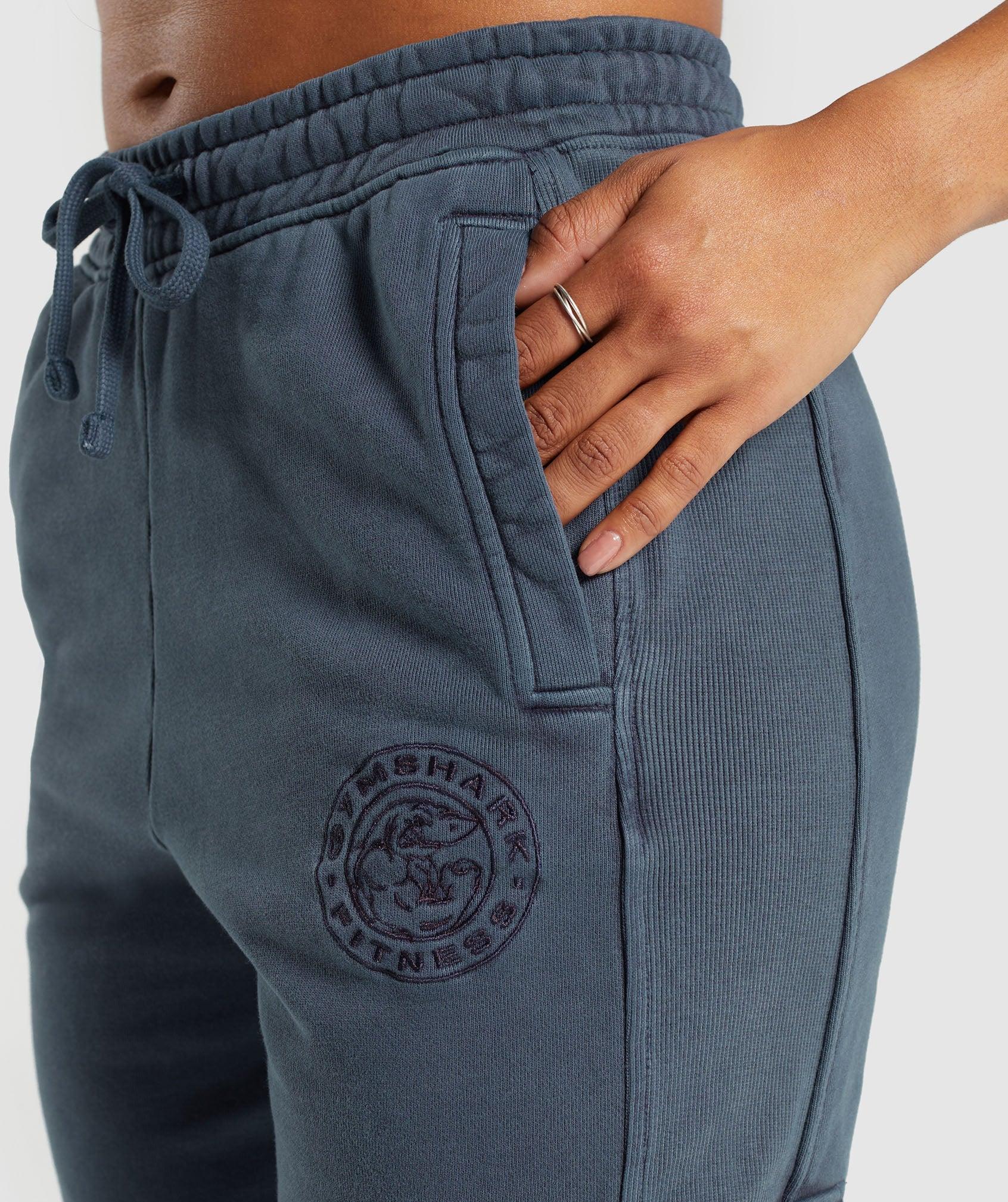 Gymshark Premium Legacy Joggers - Heavy Blue Female Product Image