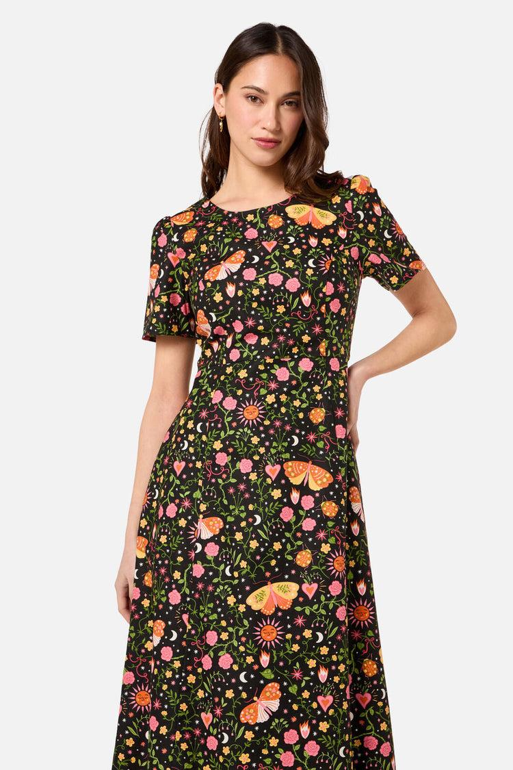 Folk Art Midi Dress Product Image