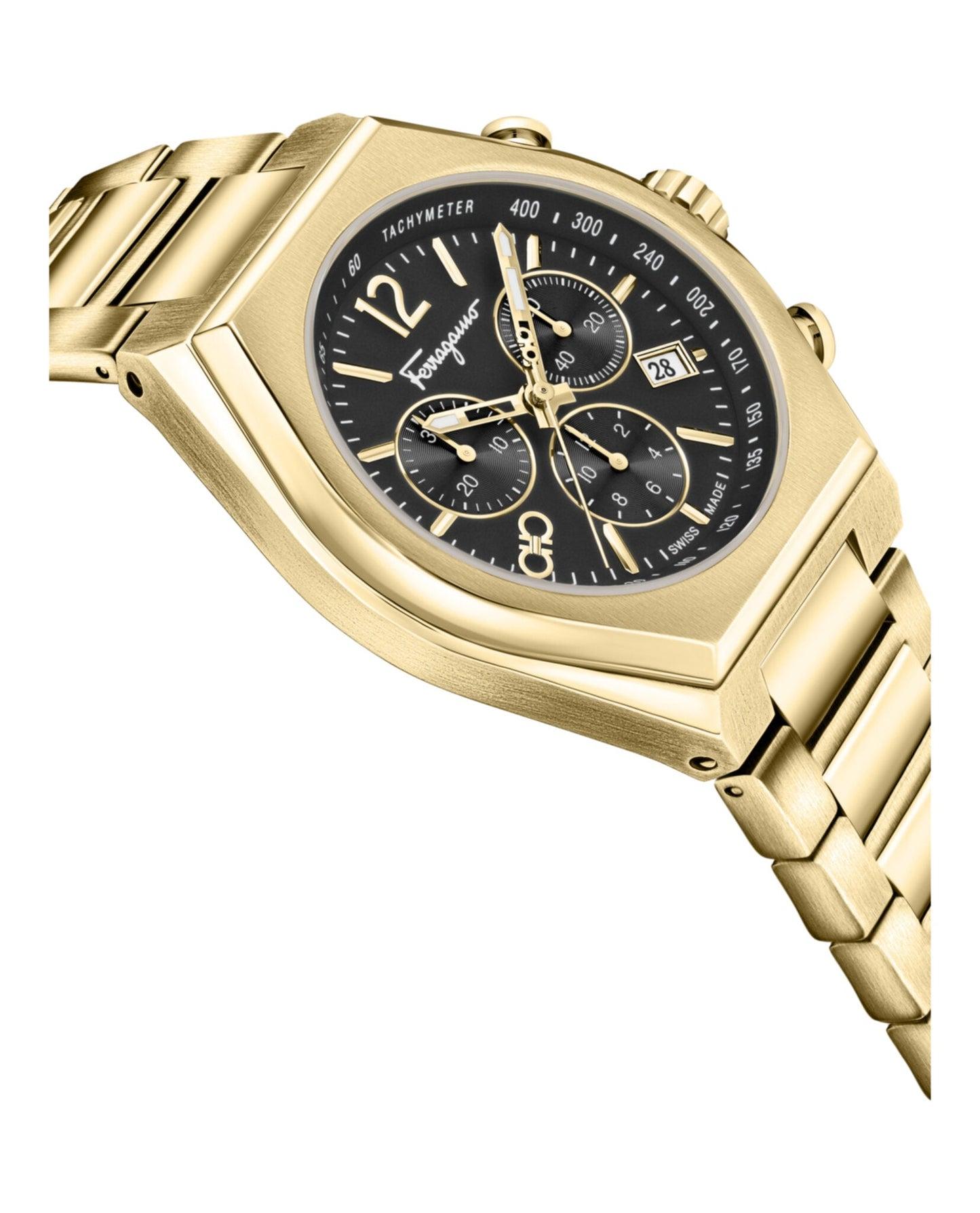 Ferragamo Tonneau Chrono Bracelet Watch Product Image