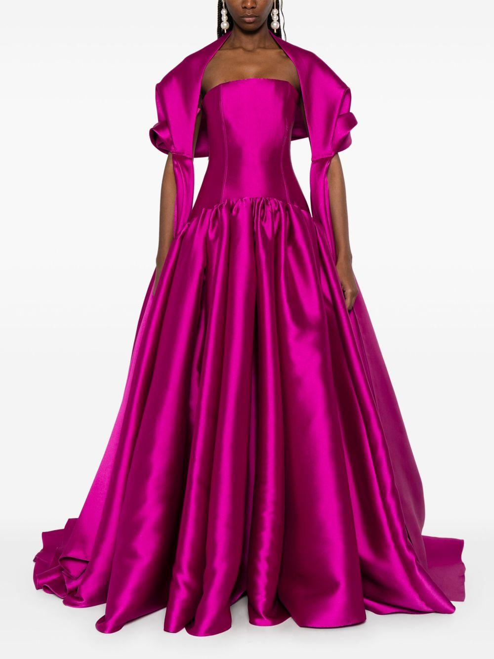 satin gown Product Image