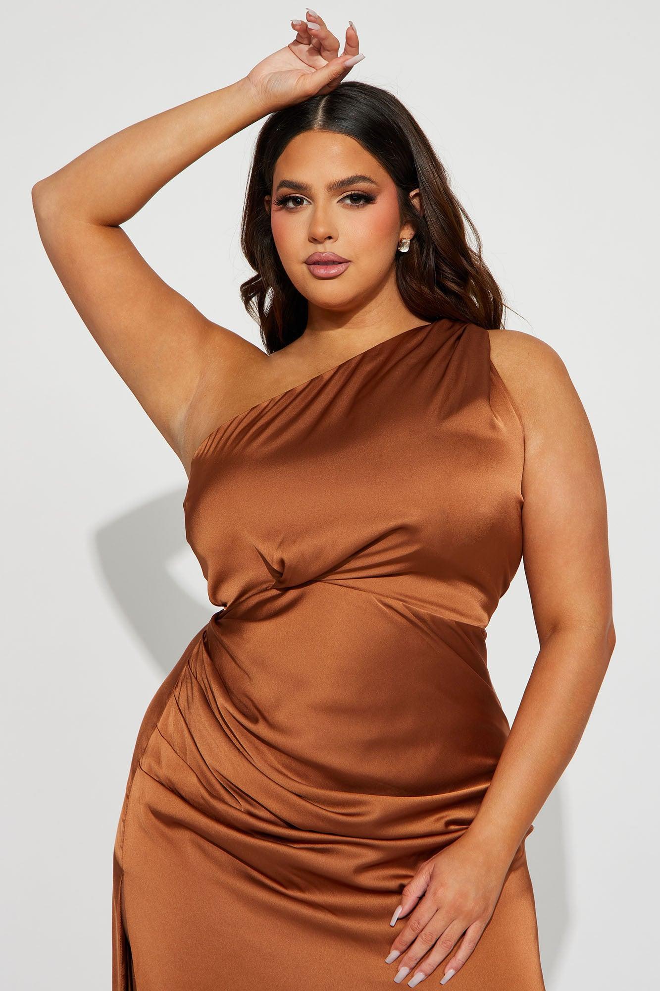 Samantha Maxi Gown - Brown Product Image