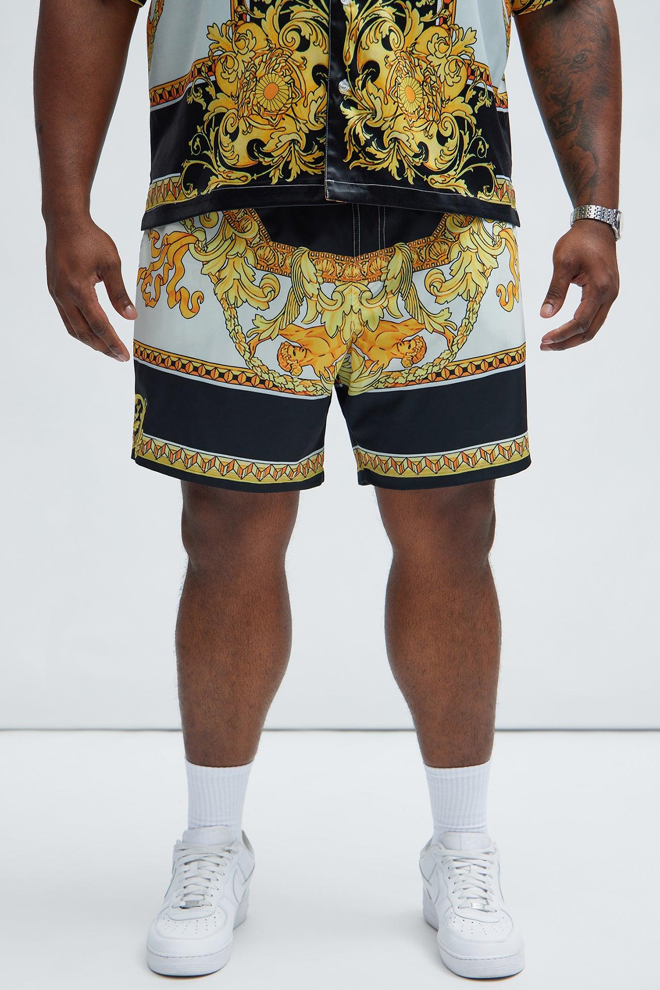 Del Roma Swim Classic Trunk - Black/combo Product Image