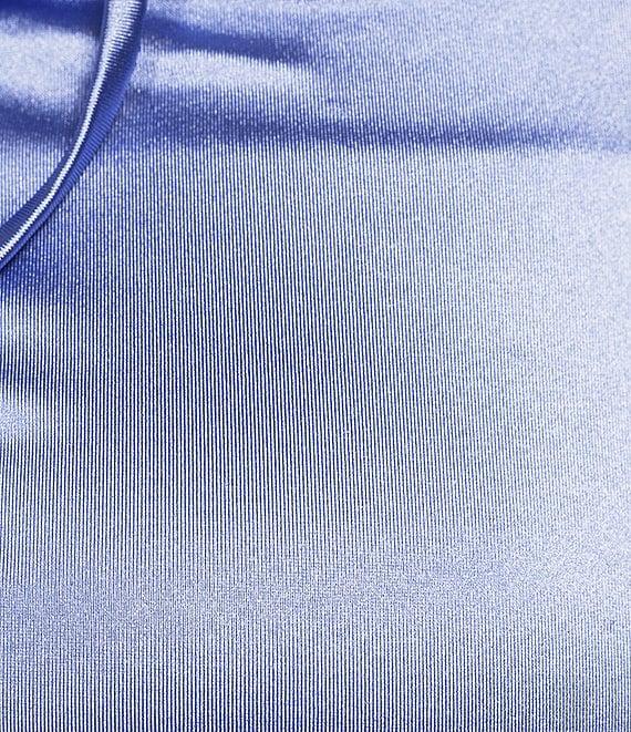 Honey and Rosie Satin Ruched Side Front Slit Lace-Up Back Long Dress Product Image