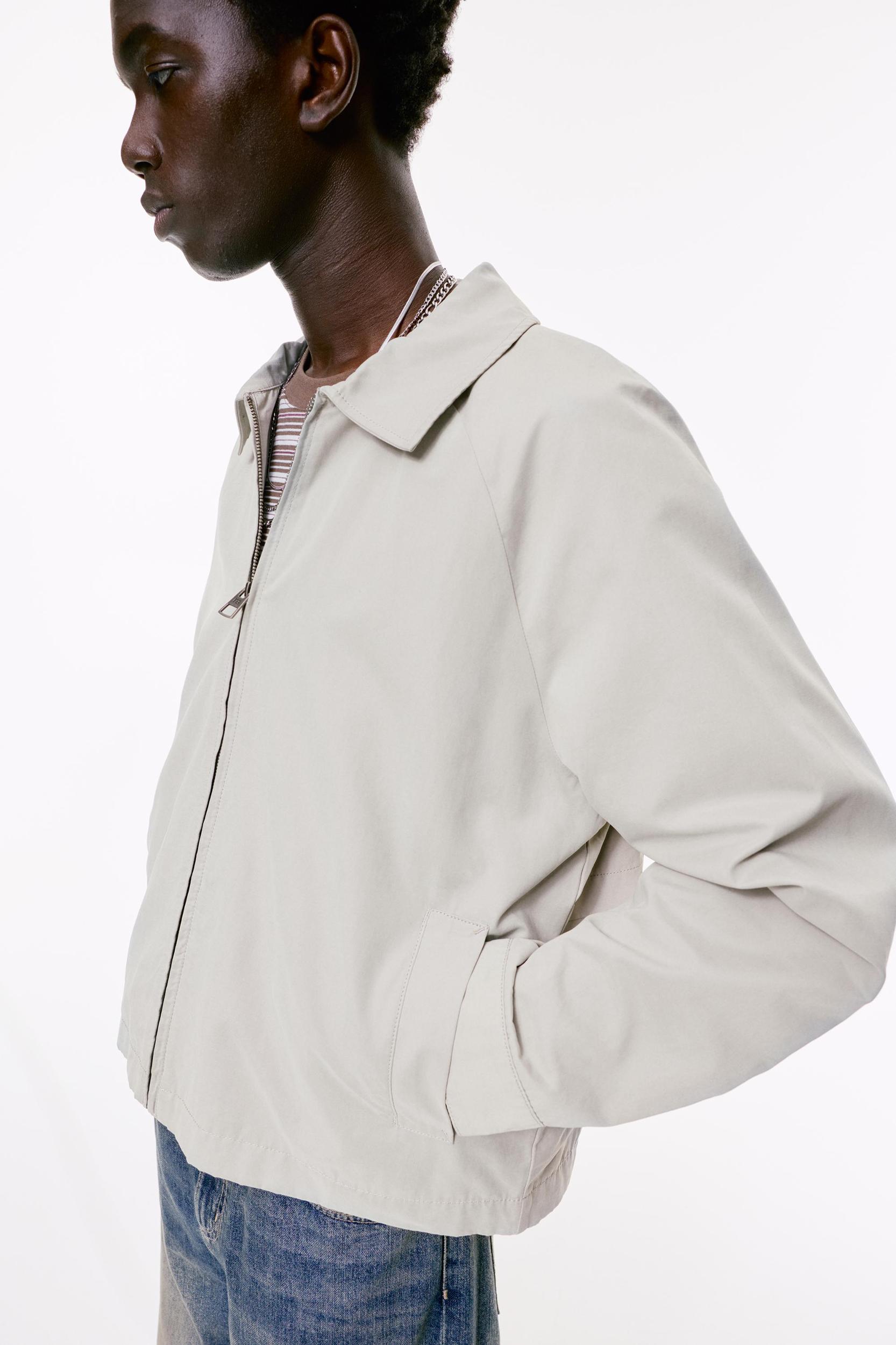 Cotton zip-up jacket Product Image