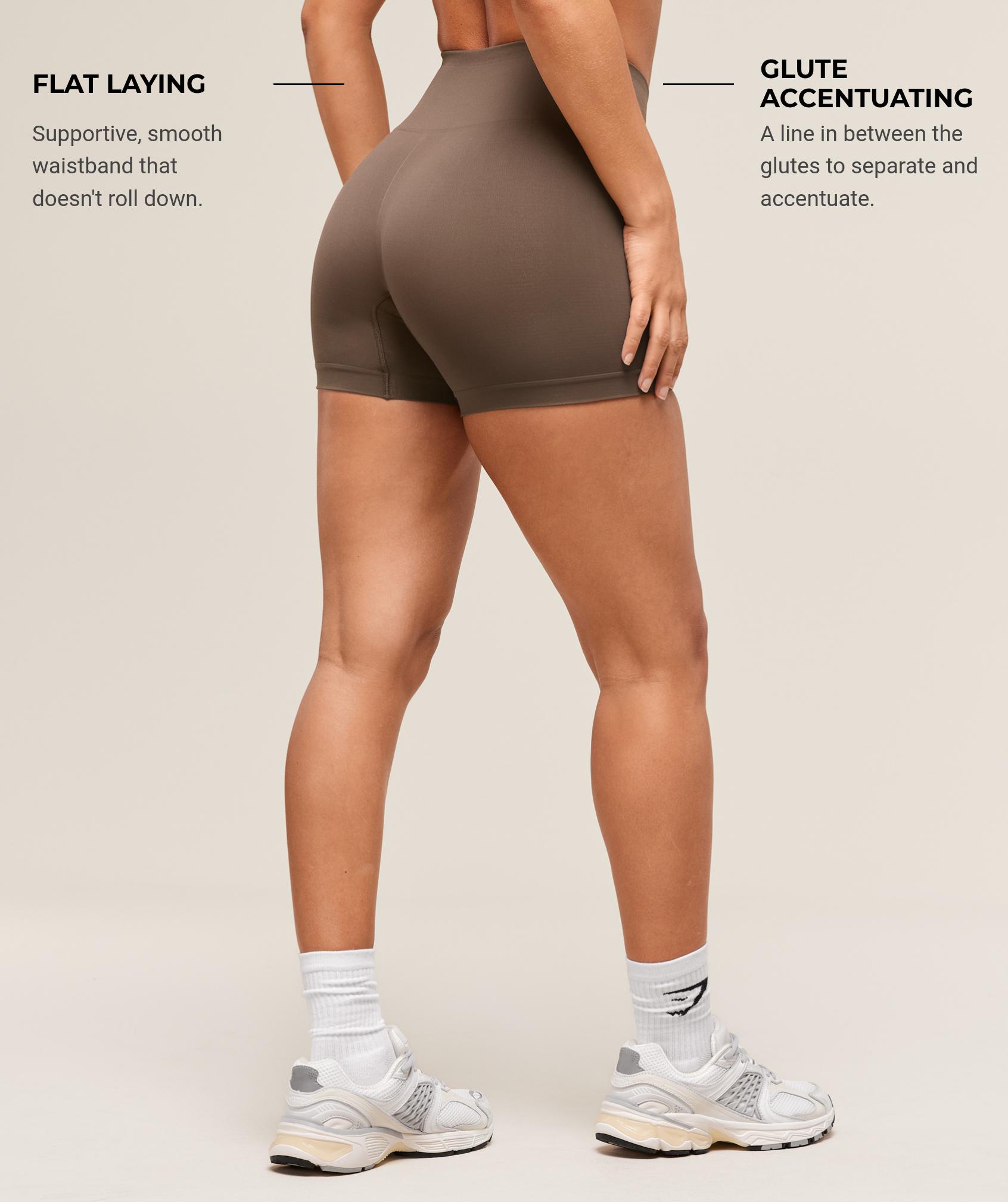 Gymshark Soft Sculpt Shorts - Walnut Brown Female Product Image