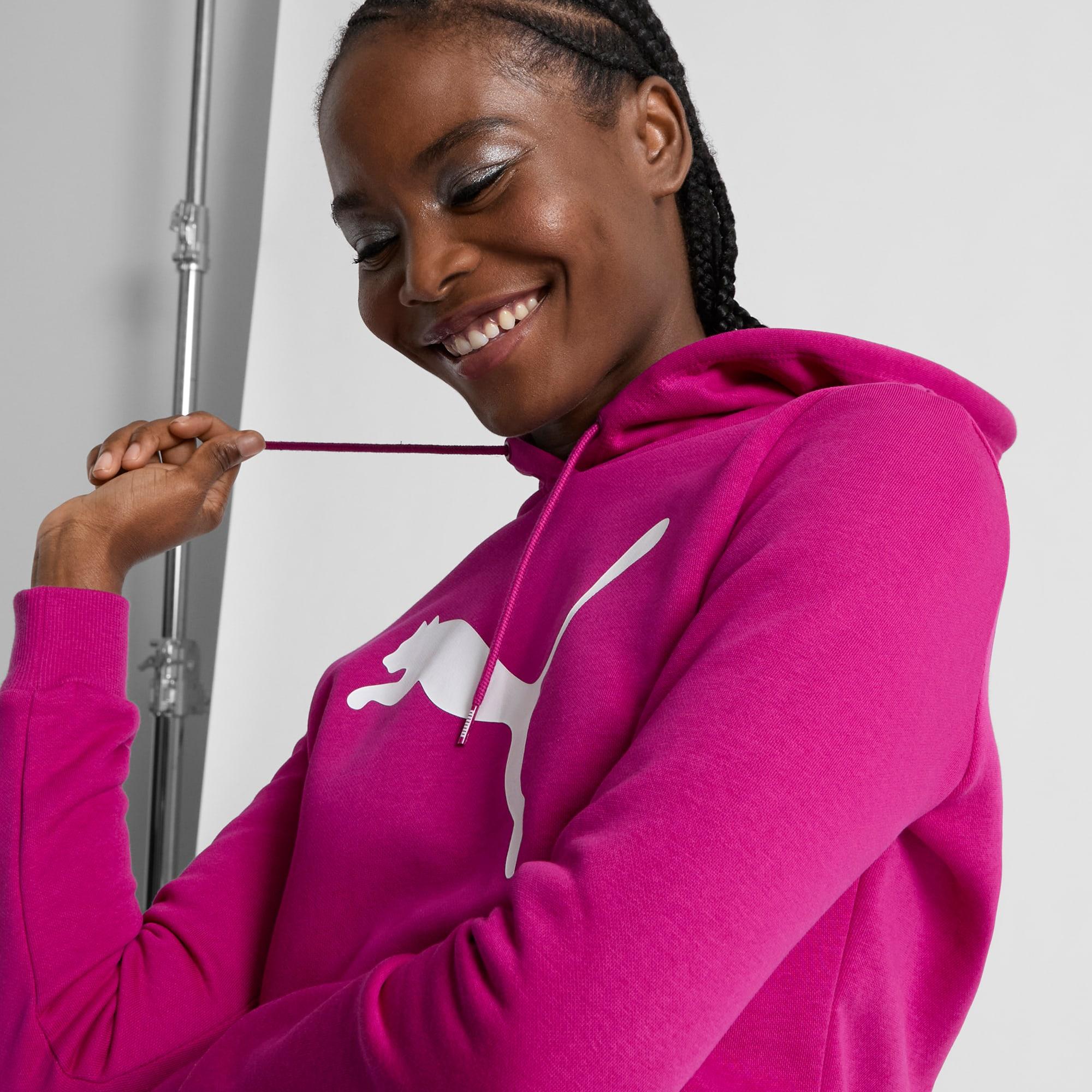 PUMA Essentials Women's Big Cat Logo Hoodie Product Image