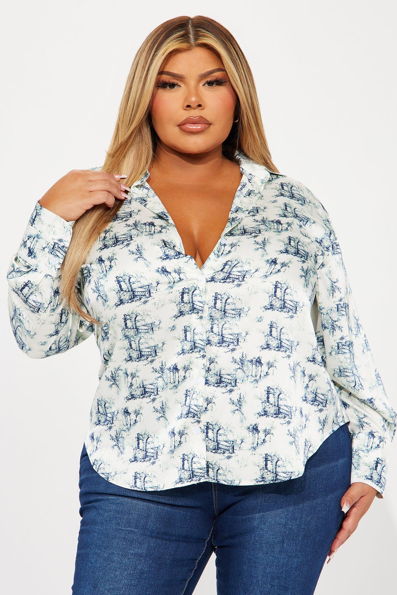 From Paris With Love Shirt - Ivory/combo Product Image