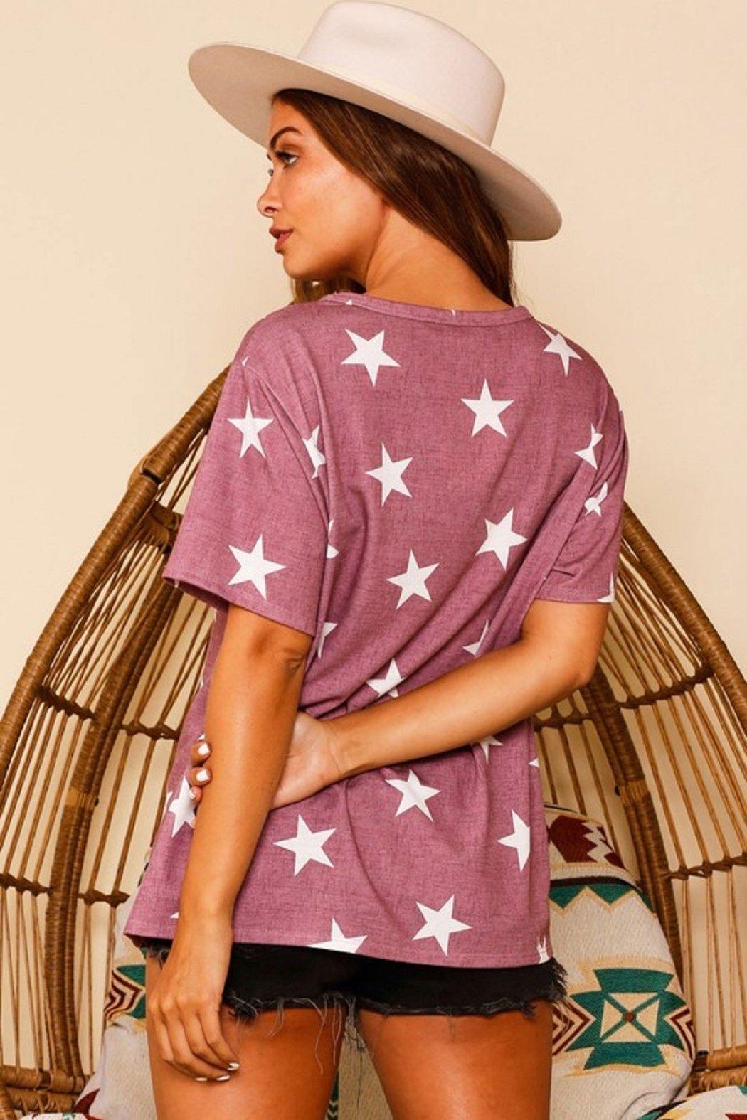 Star Cutout Top Product Image