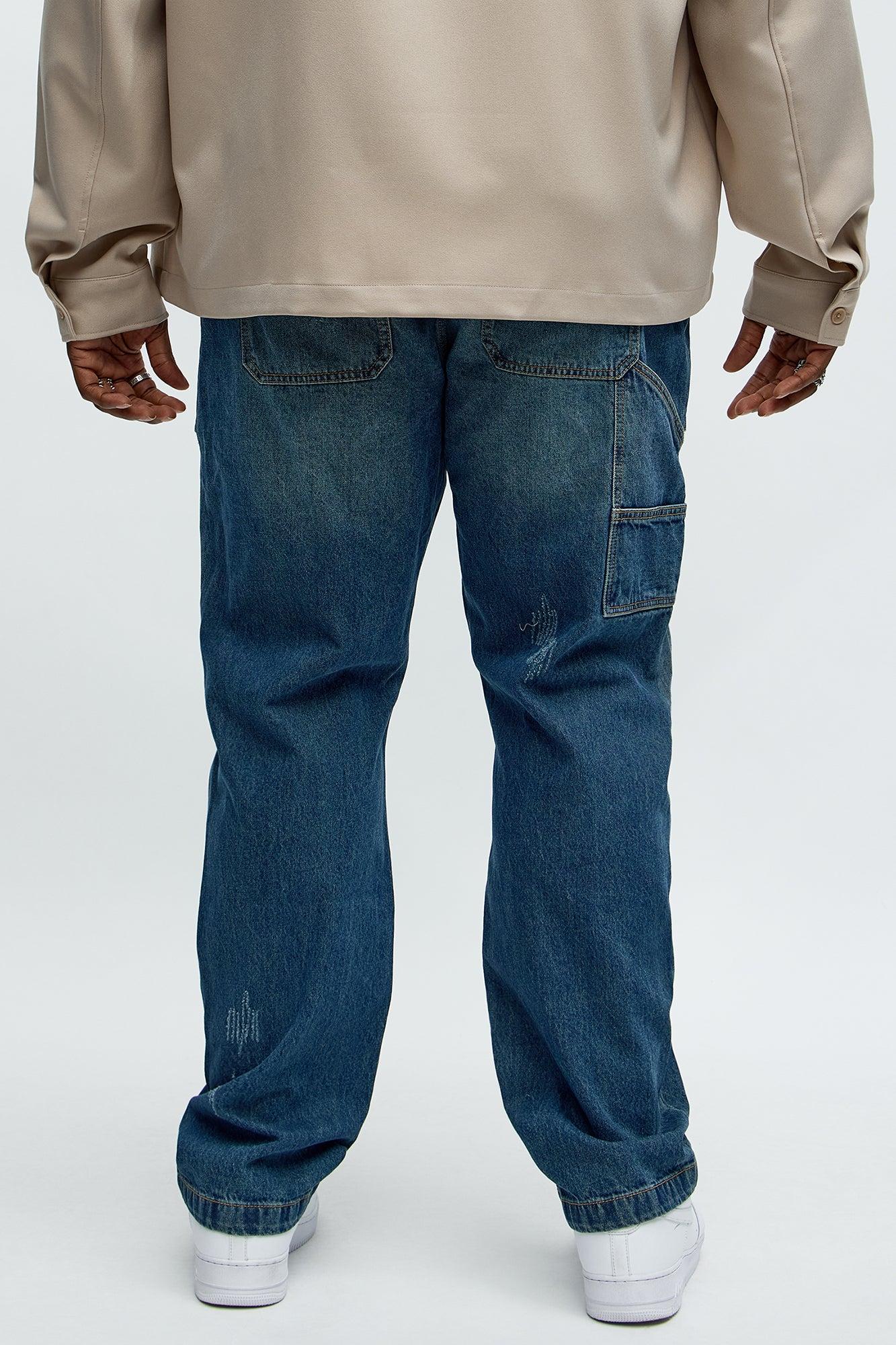 On The Job Carpenter Slim Jeans - Medium Blue Wash Male Product Image