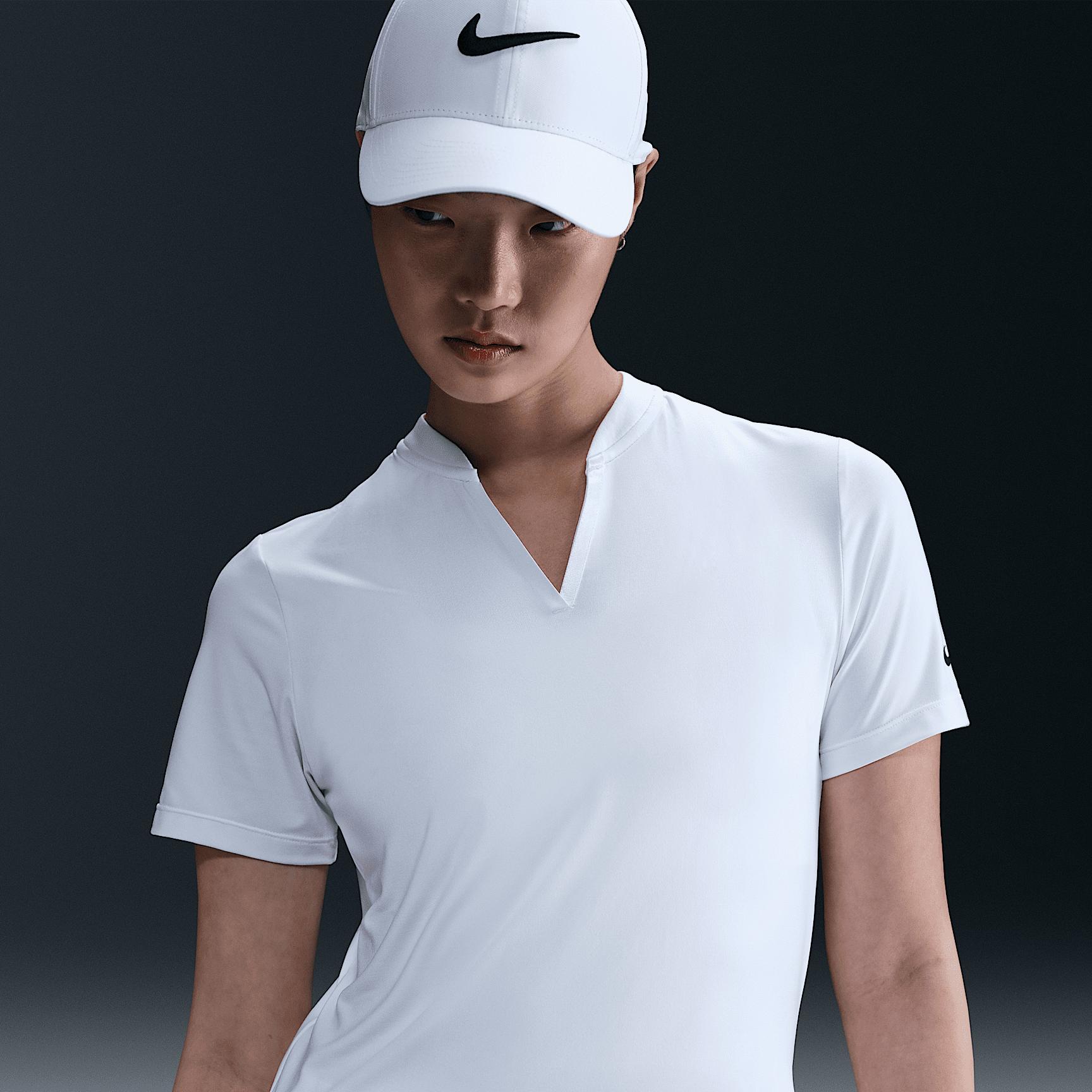 Nike Womens Tour Dri-FIT Short-Sleeve Blade Golf Polo | FZ6308-100 Product Image