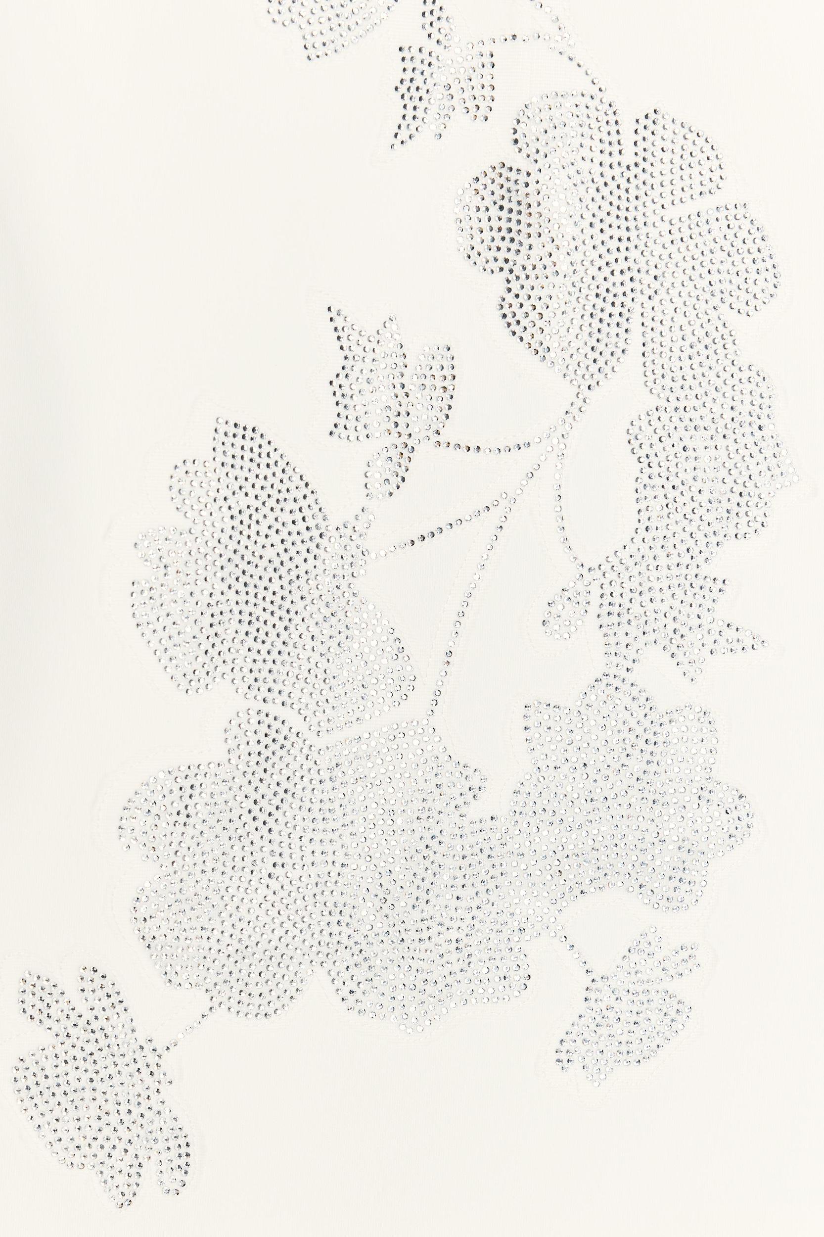 HALTER RHINESTONE FLORAL DRESS Product Image