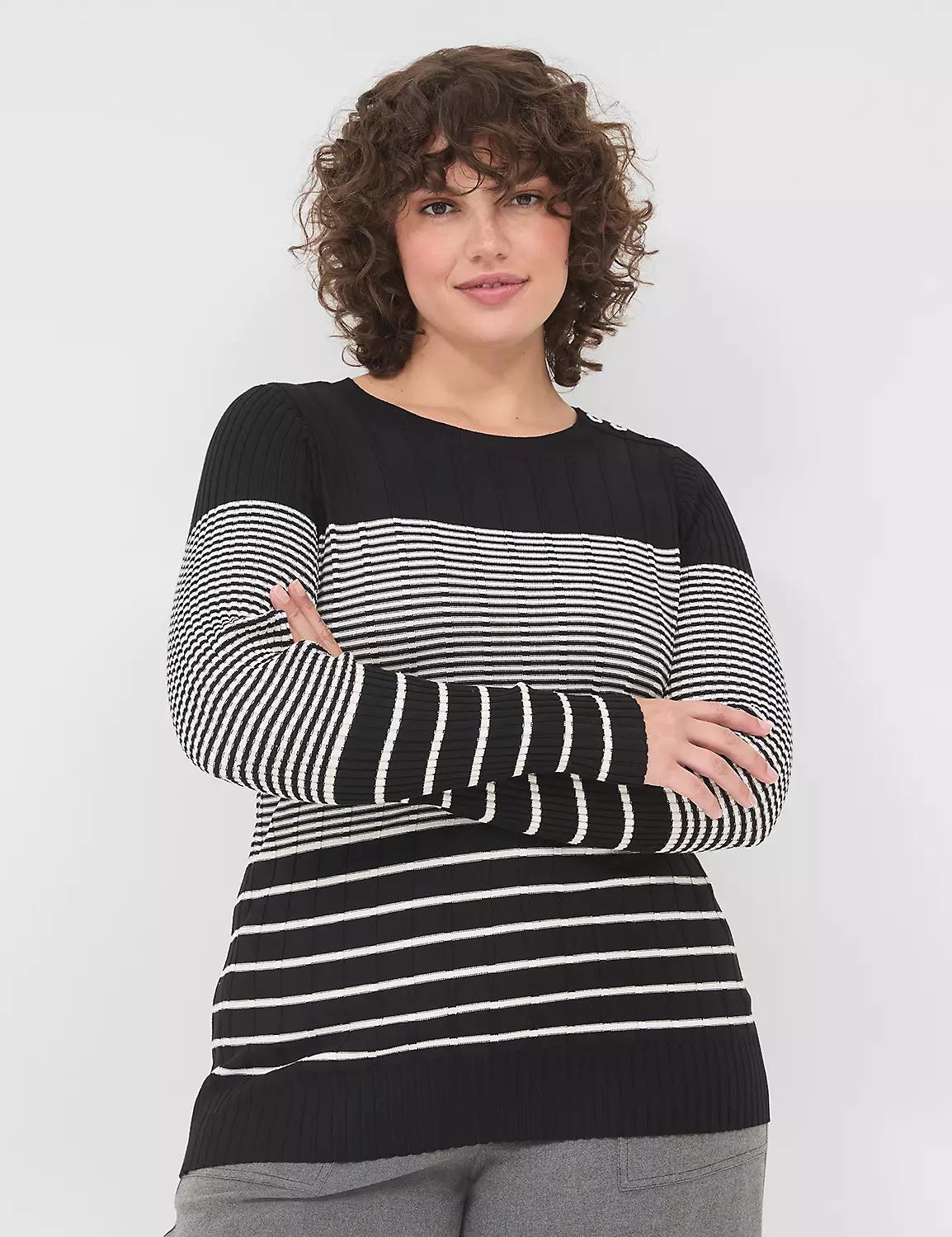 Rib Pullover Sweater Product Image