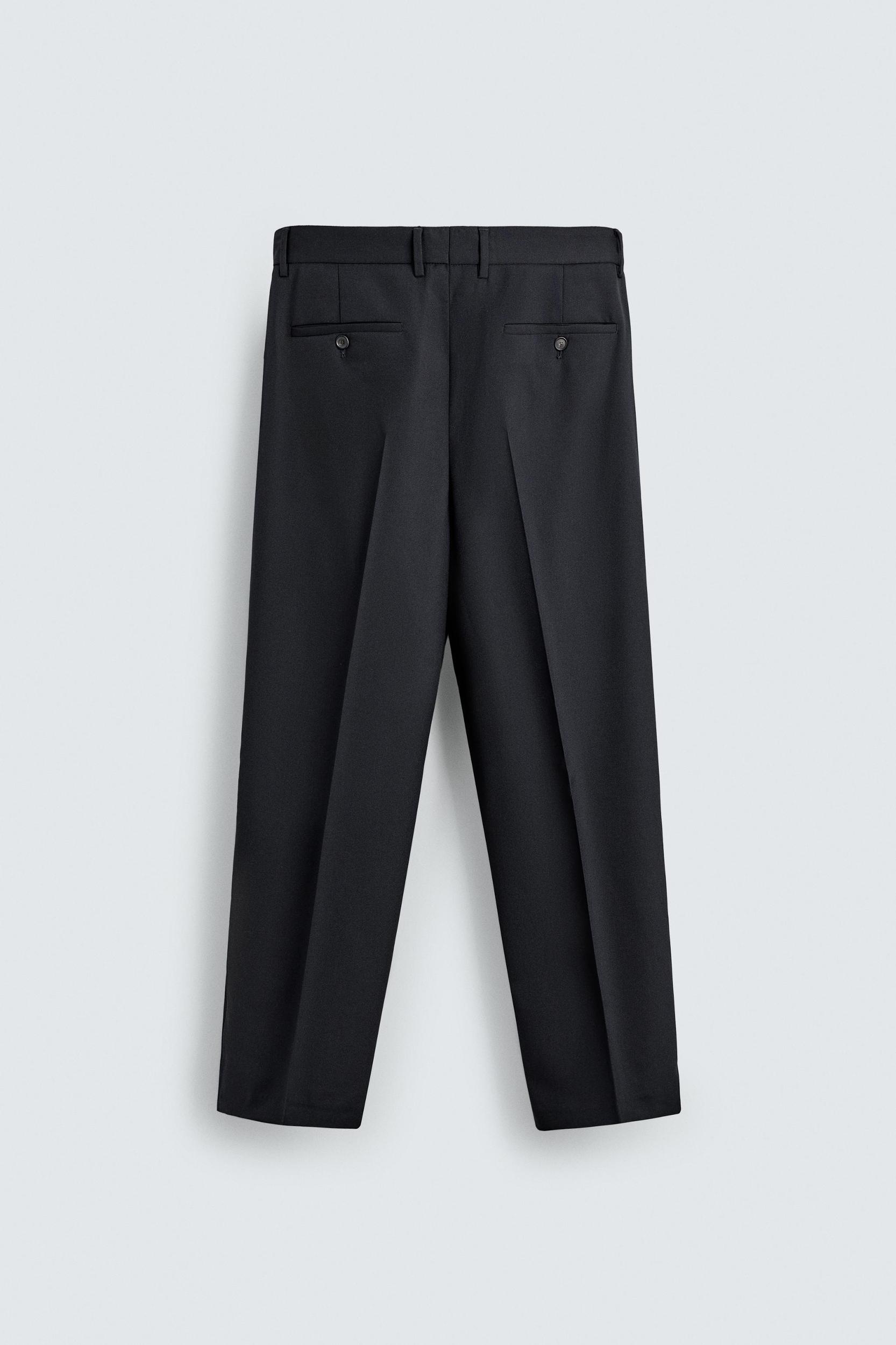 LIMITED EDITION 100% WOOL STRAIGHT FIT PANTS Product Image