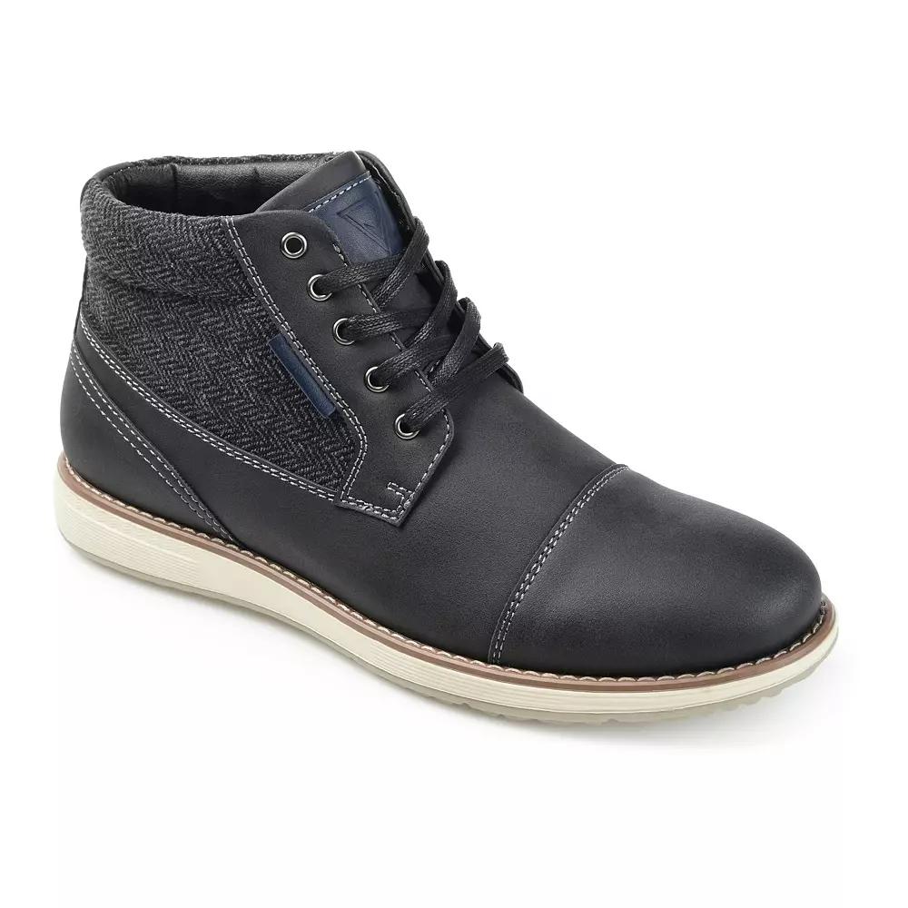 VANCE Jones Mens Cap Toe Ankle Boots Product Image