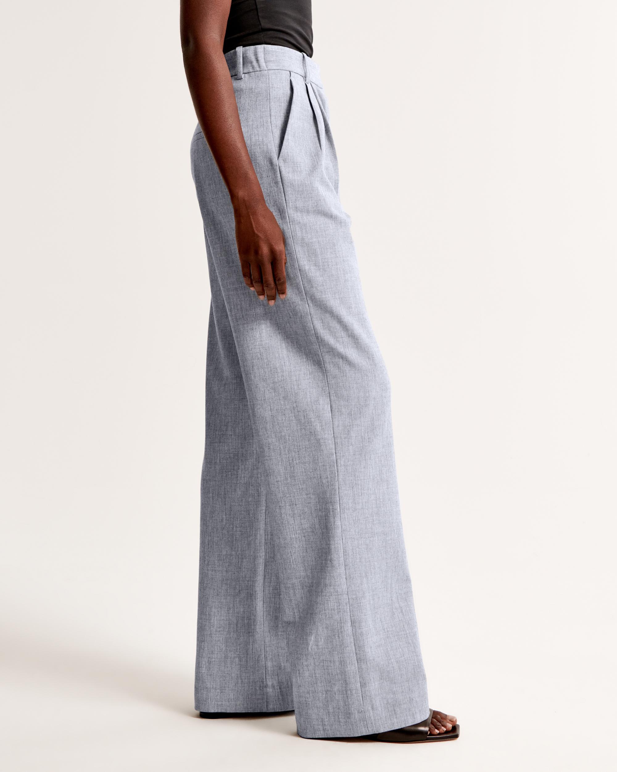 A&F Sloane Tailored Wide Leg Pant Product Image
