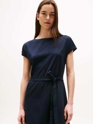 Belted Stretch T-Shirt Dress Product Image