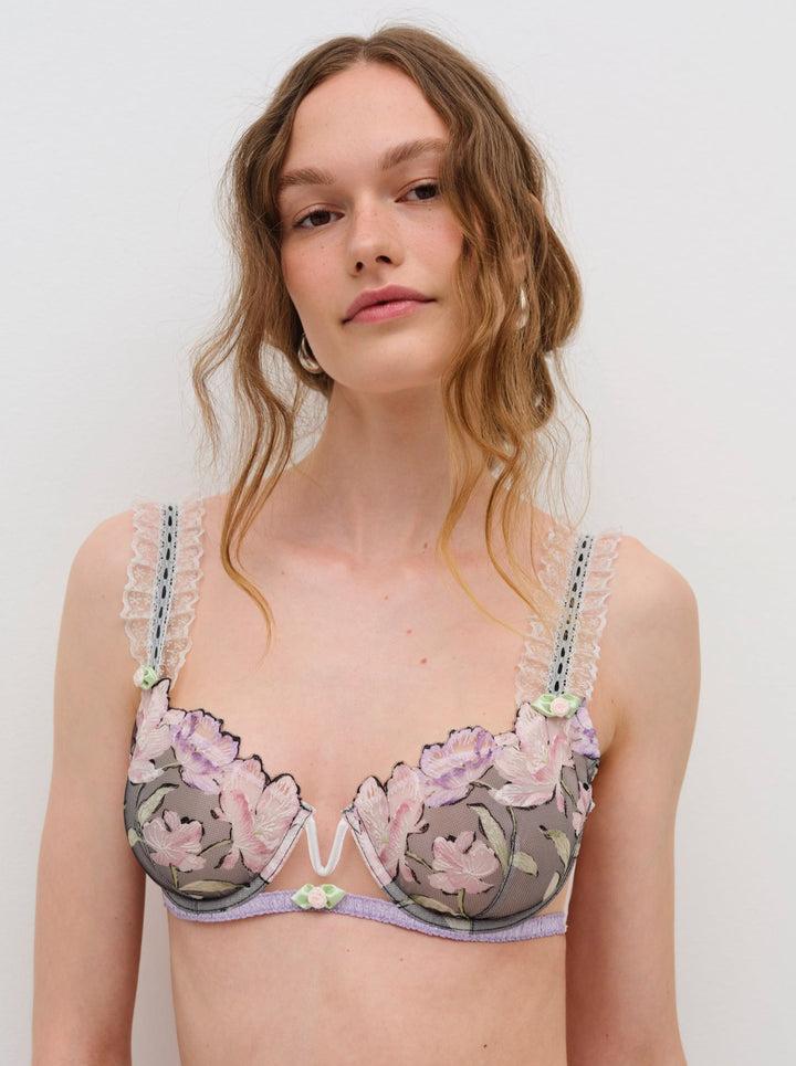 Camella Underwire Bra — Black Product Image