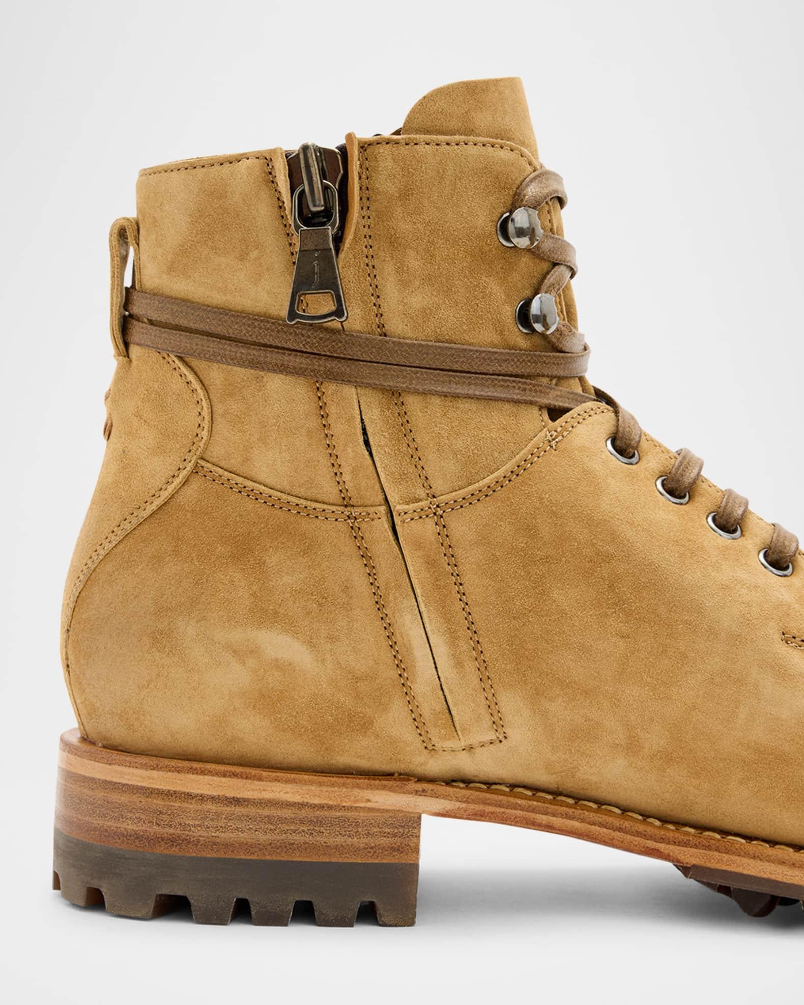 Men's Moto Suede Work Boots Product Image