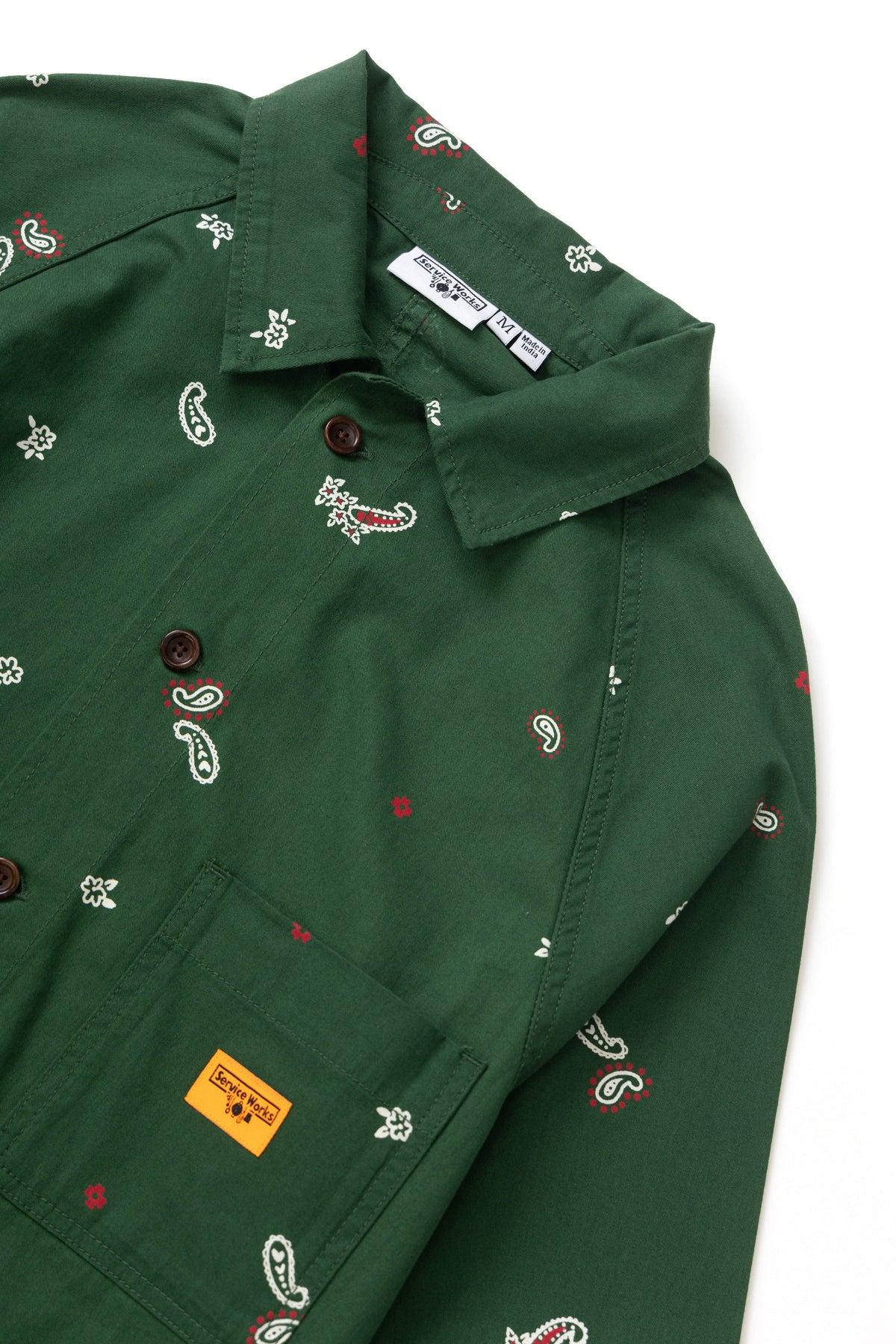 Paisley Front Of House Jacket - Forest Product Image