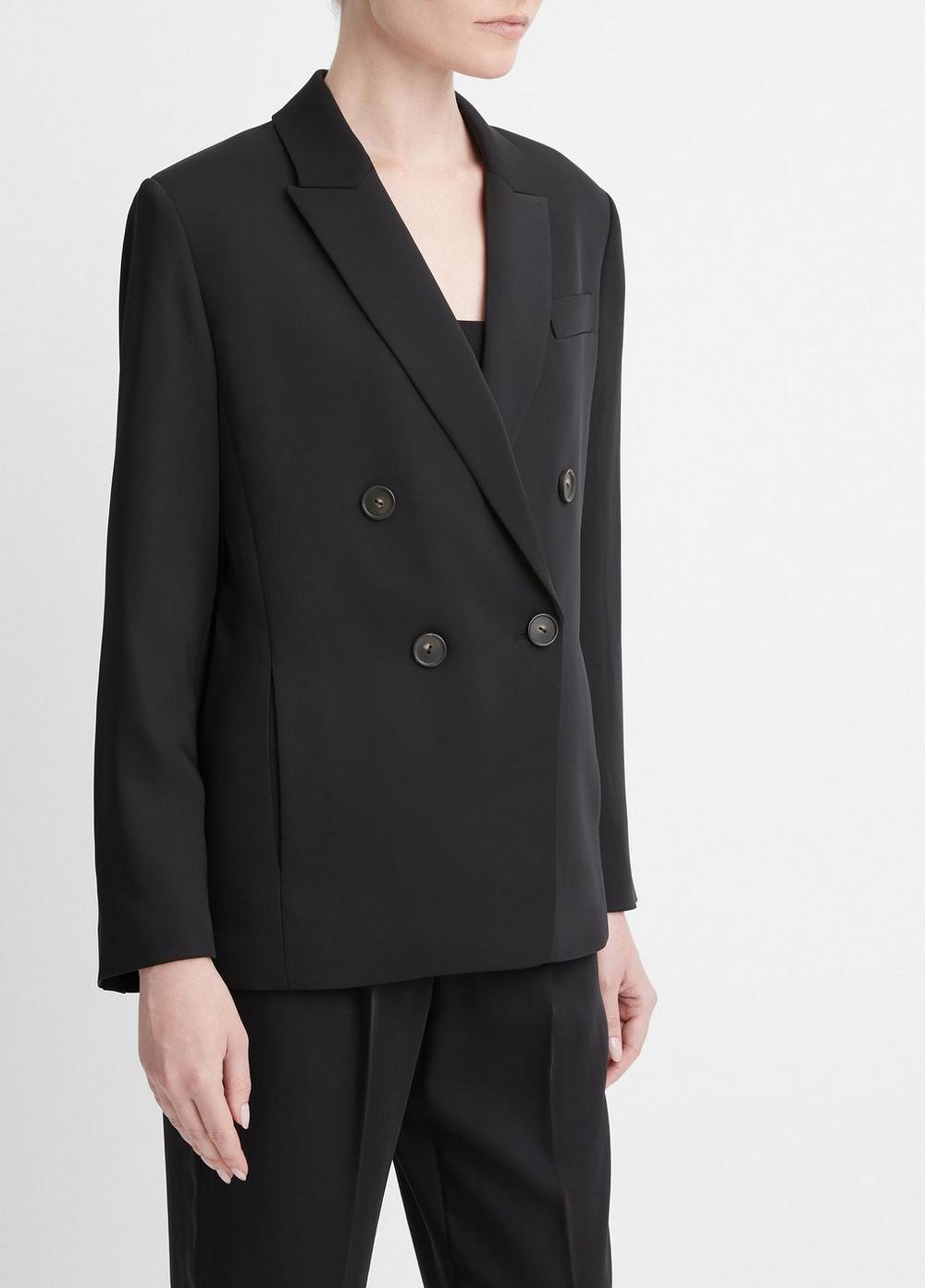 Soft Double-Breasted Blazer Product Image