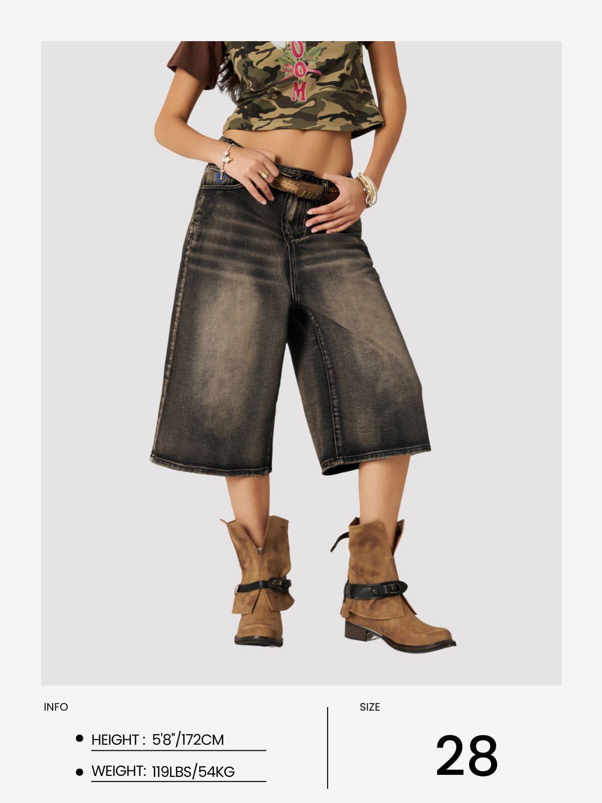 Aelfric Eden Vintage Washed Longline Jorts Product Image