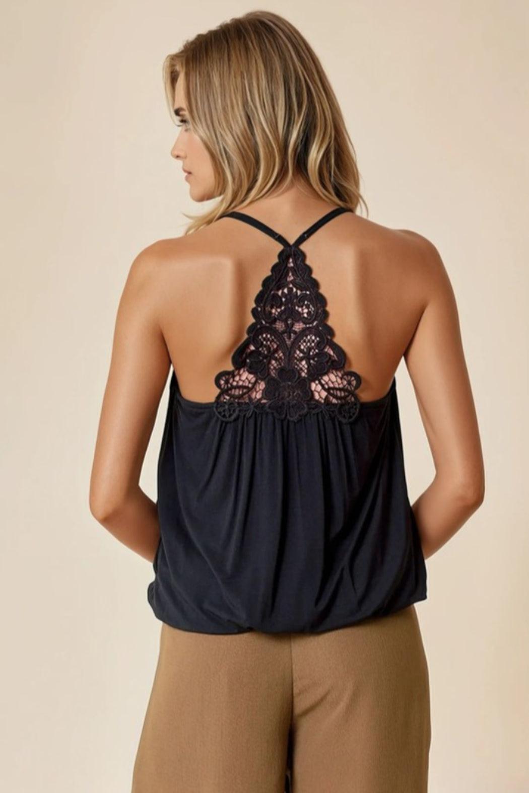 Crochet Back Top Product Image