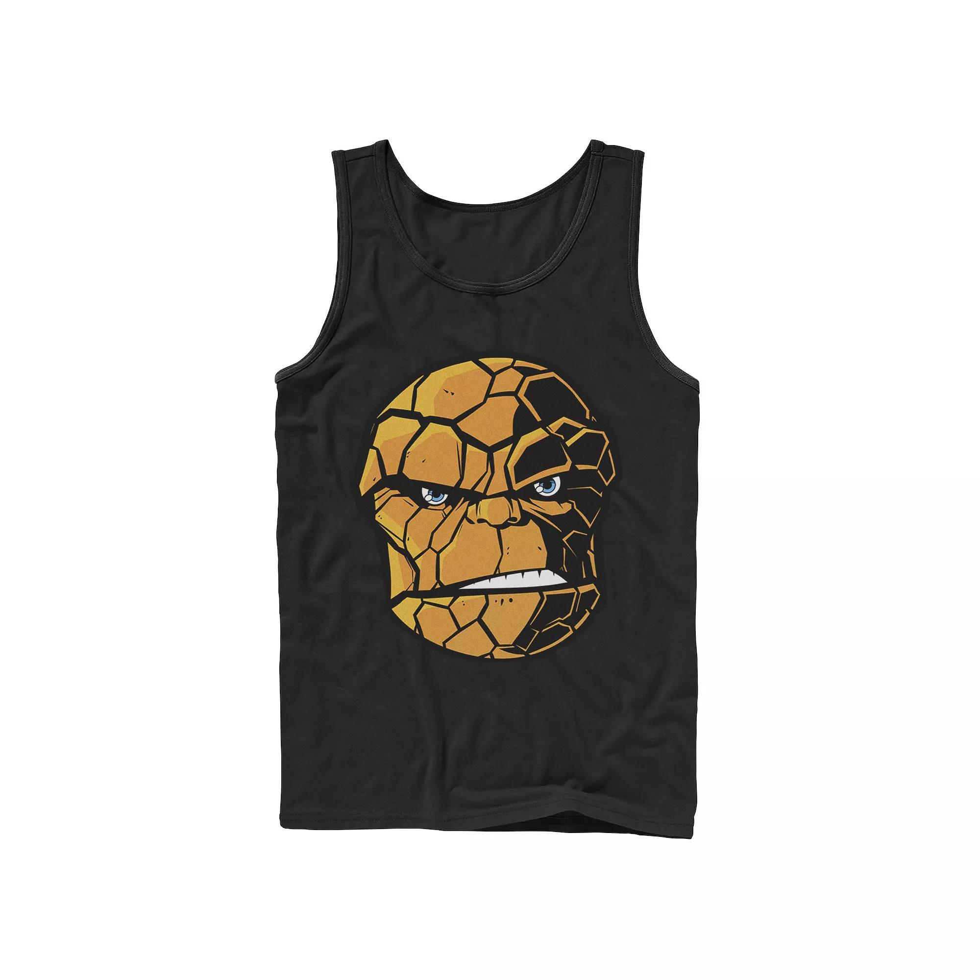 Men's Marvel Fantastic Four The Thing Big Face Tank Top, Boy's,  Product Image