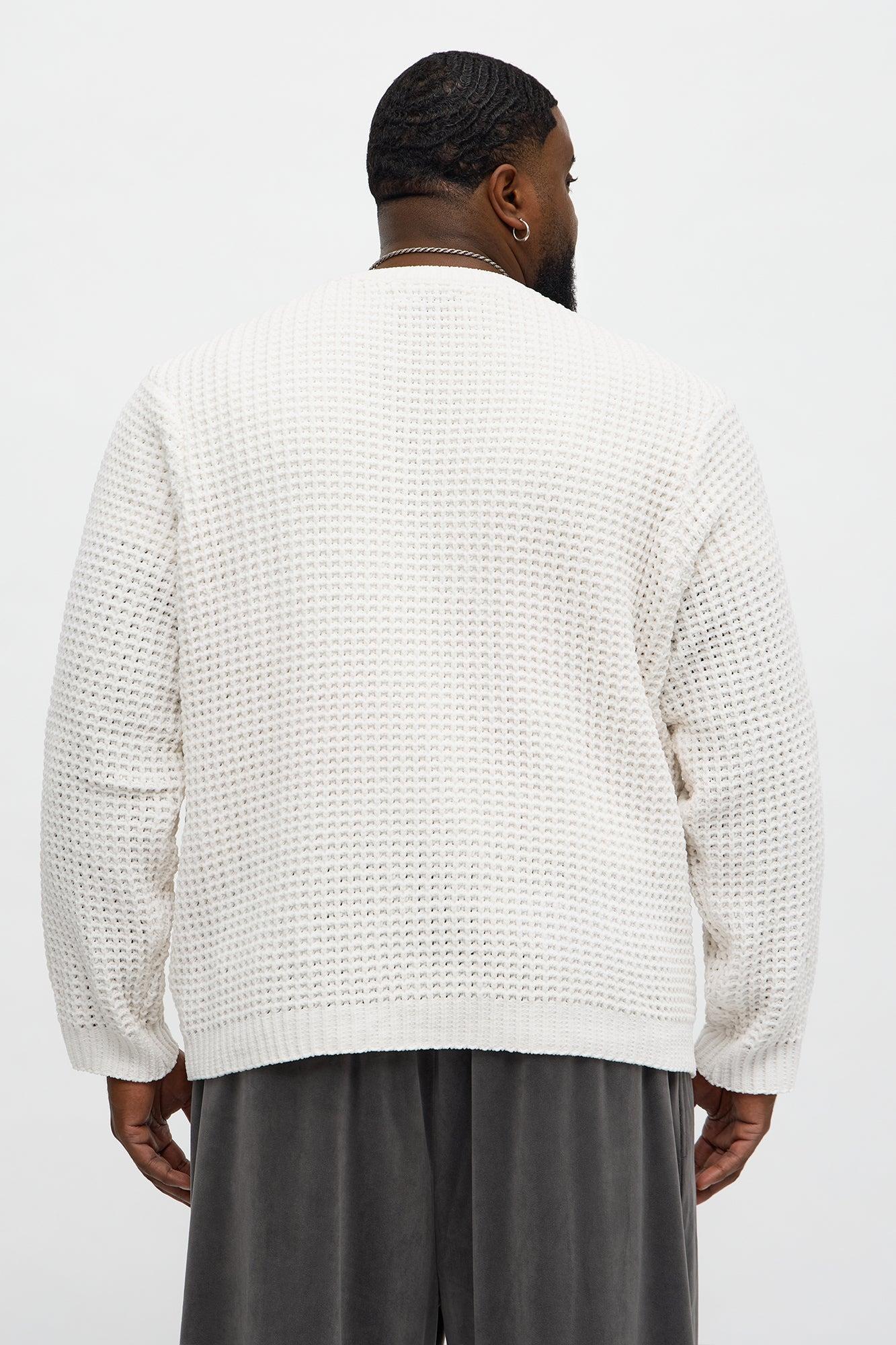 Fisher Crewneck Sweater - Off White Product Image