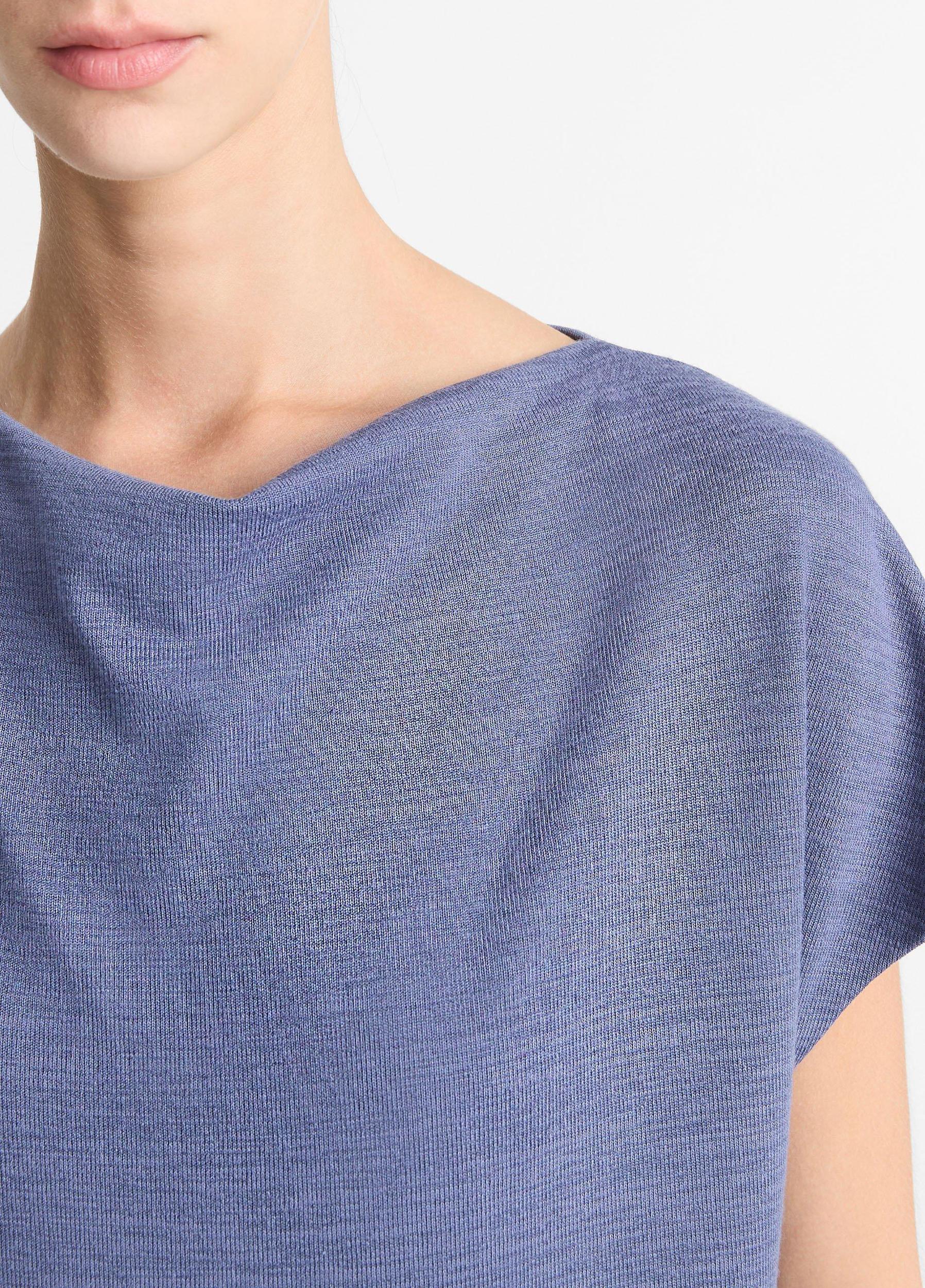 Knit Cowl-Neck Top Product Image