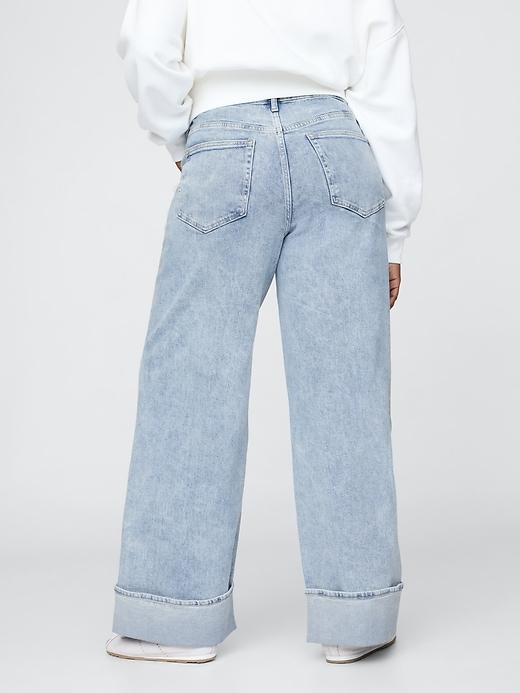 High Rise Stride Wide-Leg Jeans Product Image