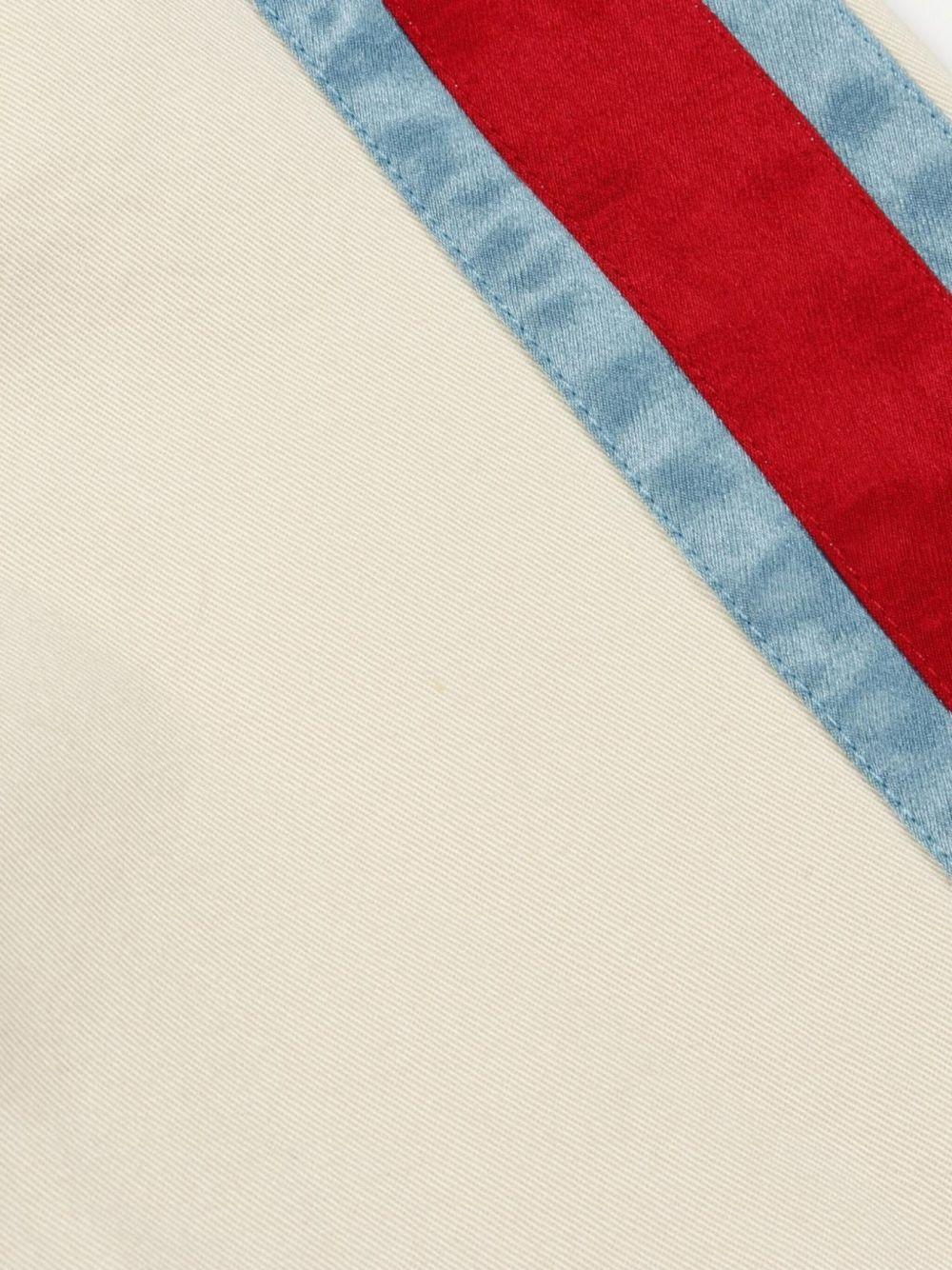 2010s side-stripe cotton shorts Product Image