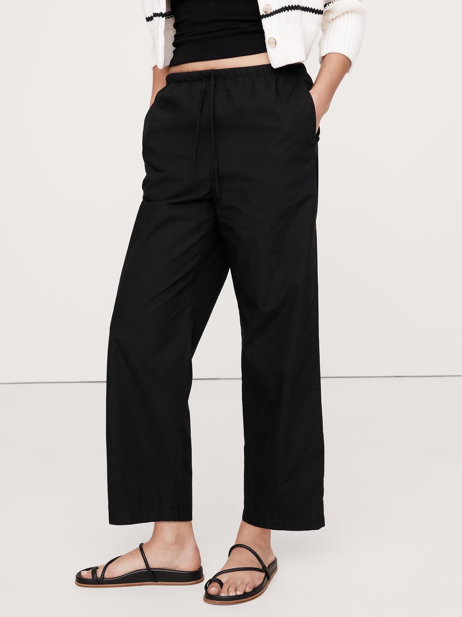 Cotton Poplin Pull-On Pant Product Image