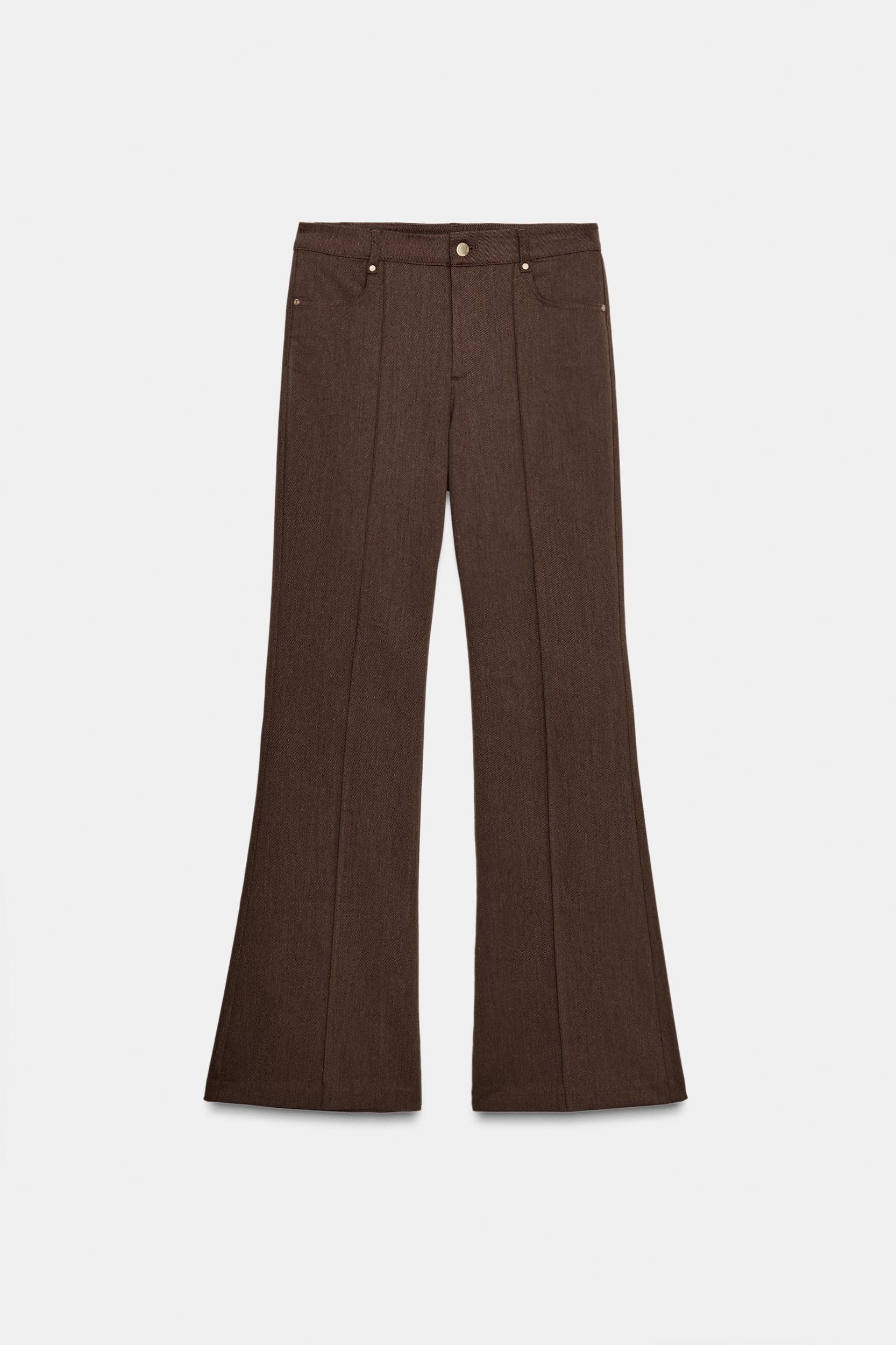 HIGH-WAISTED FLARE PANTS Product Image