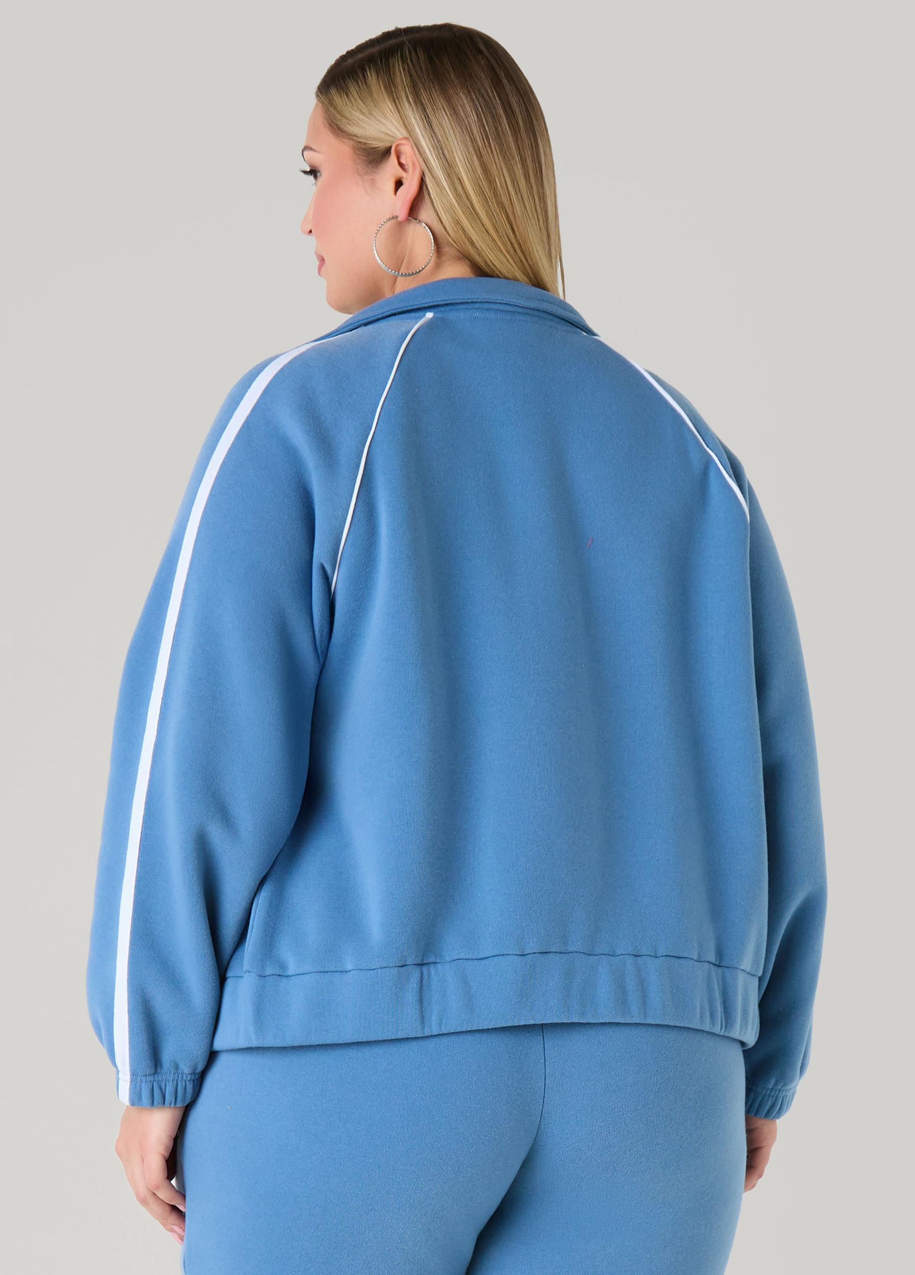 Piped Zip Front Track Jacket Product Image