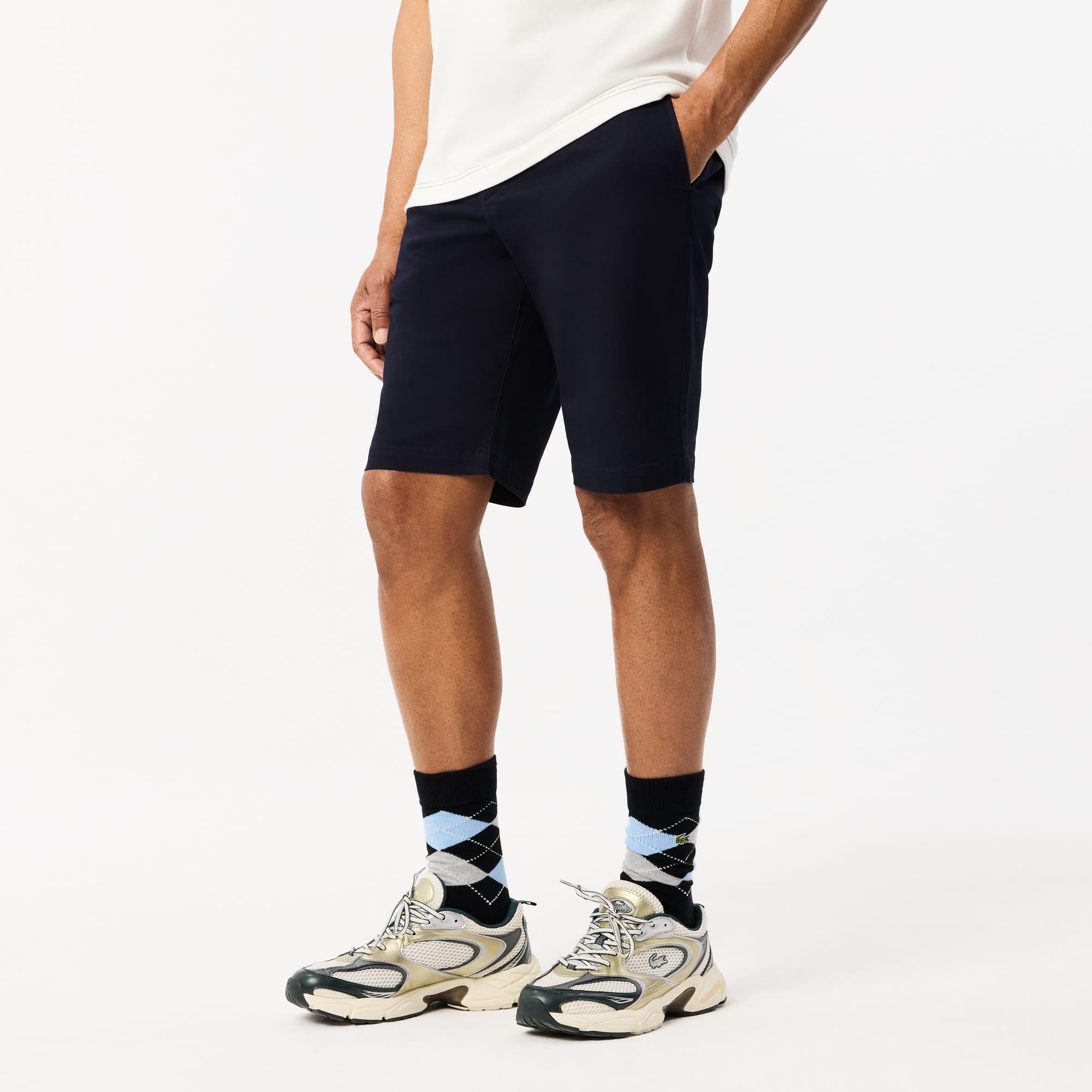 Men's Slim Fit Stretch Cotton Shorts Product Image