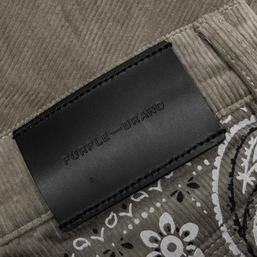 P001 - Corduroy Bandana Print Tan Male Product Image